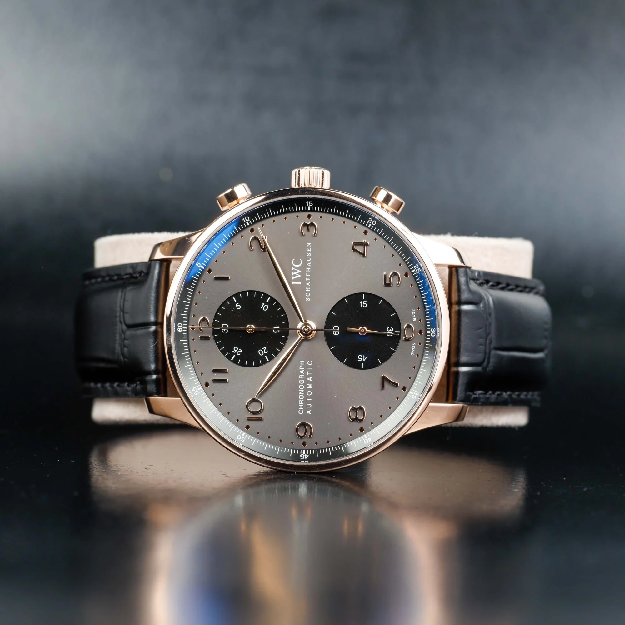 IWC Portuguese Chronograph rose gold 2