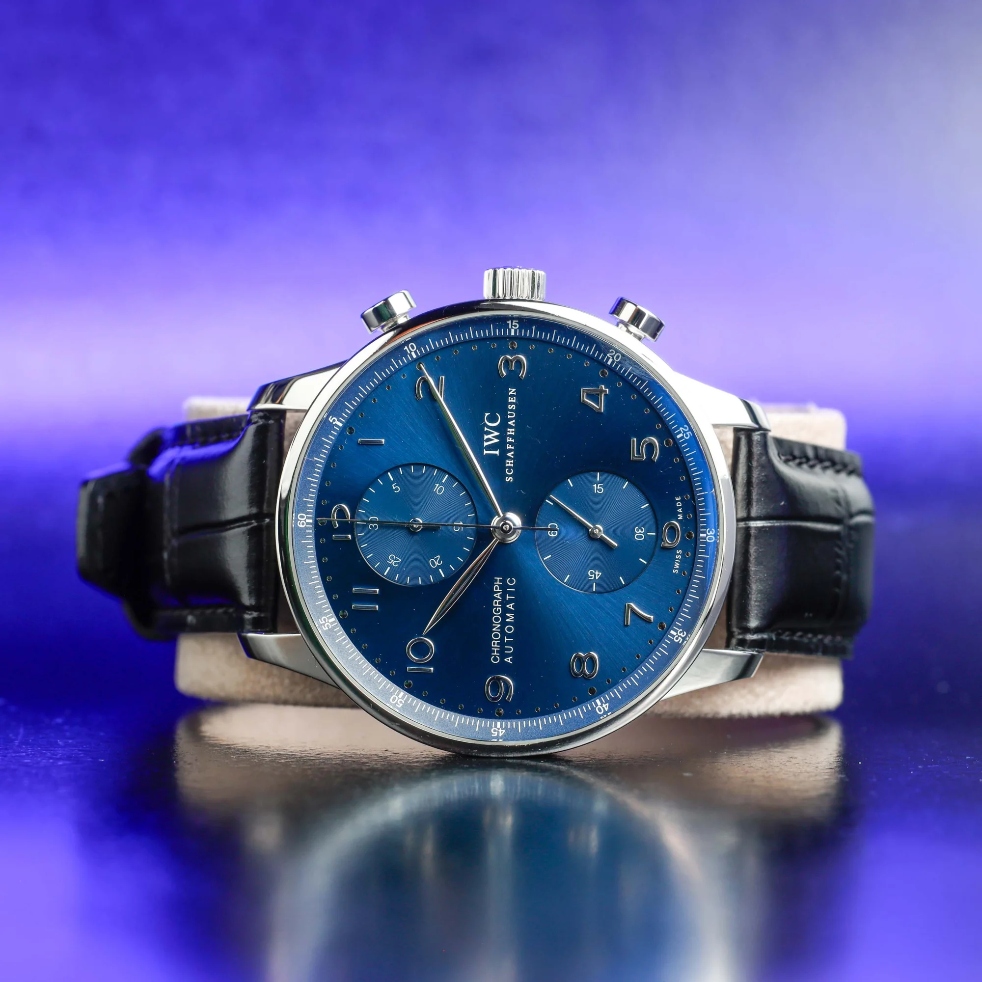 IWC Portugiesischer Chronograph stahl