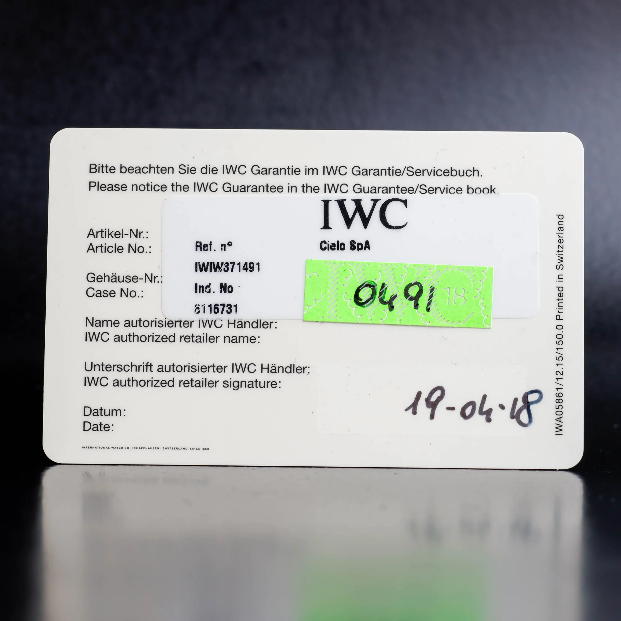 IWC Portugiesischer Chronograph stahl 13