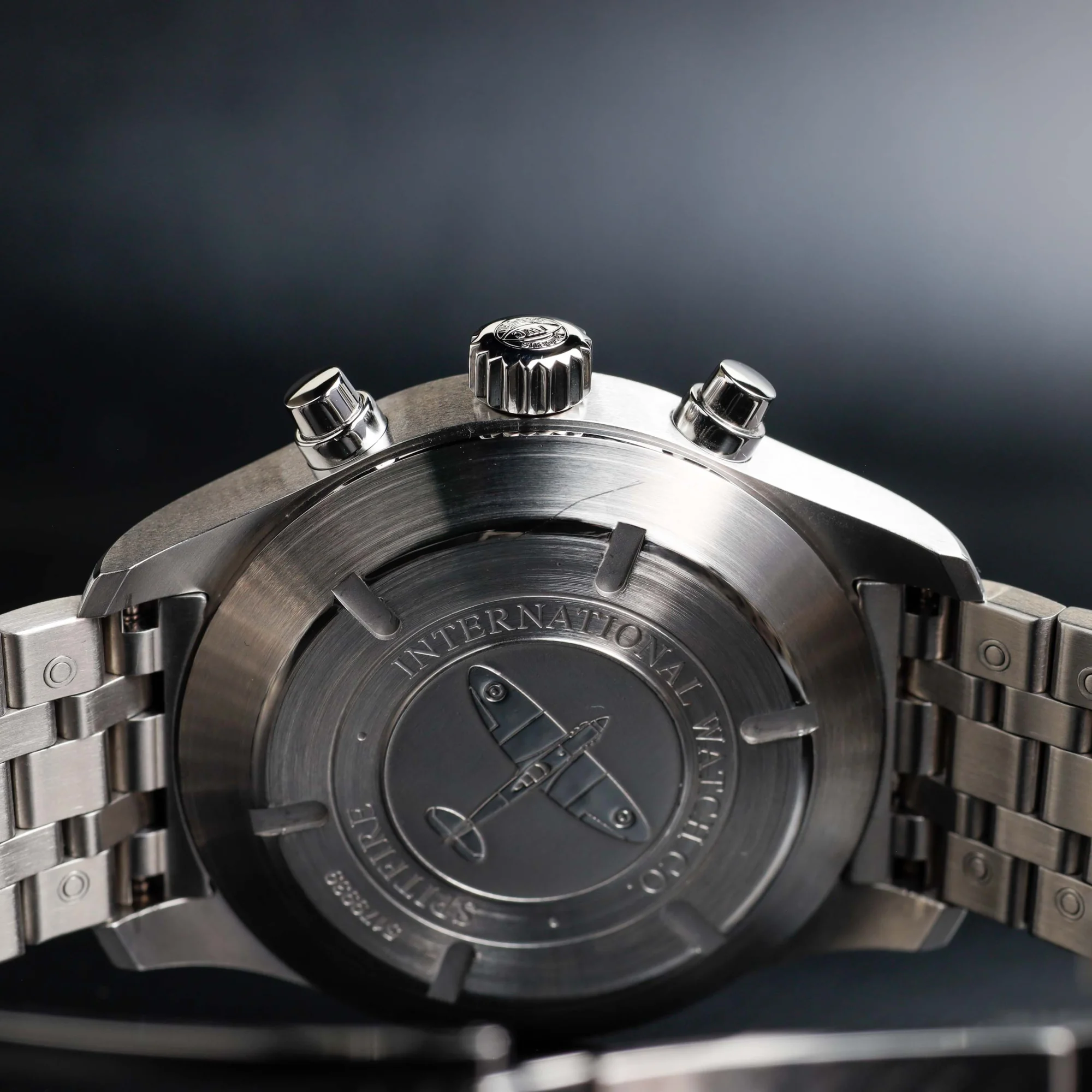 IWC Spitfire-chronograph stahl 9