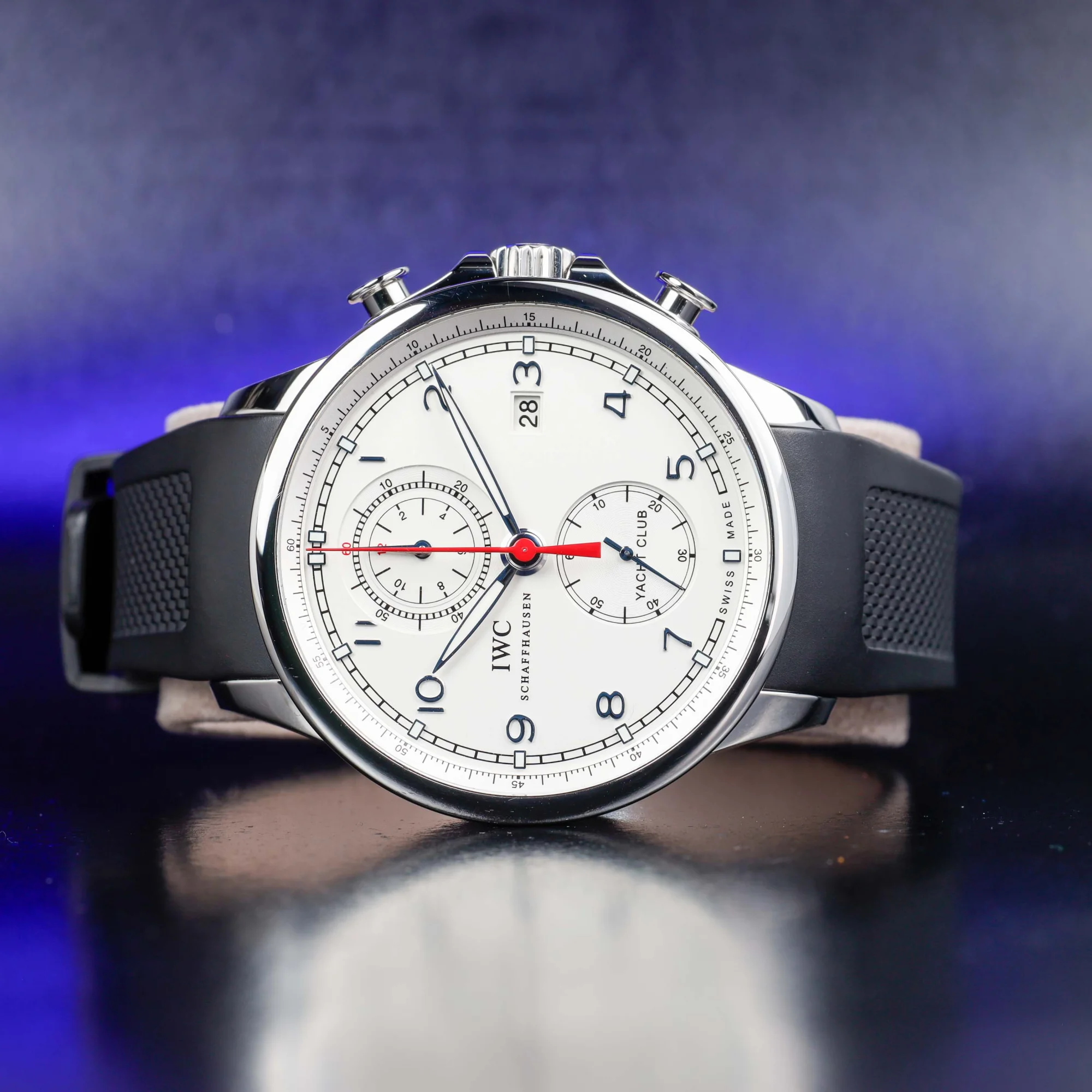 IWC Portuguese Yacht Cub Chronograph acciaio