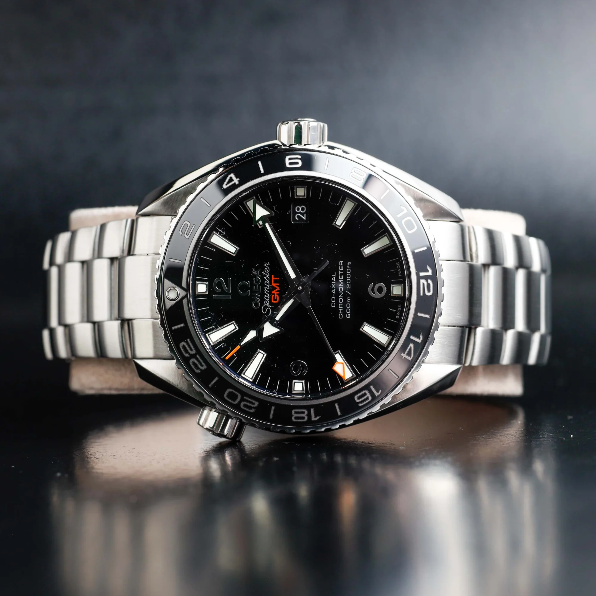 Omega Seamaster Planet Ocean Gmt steel 2