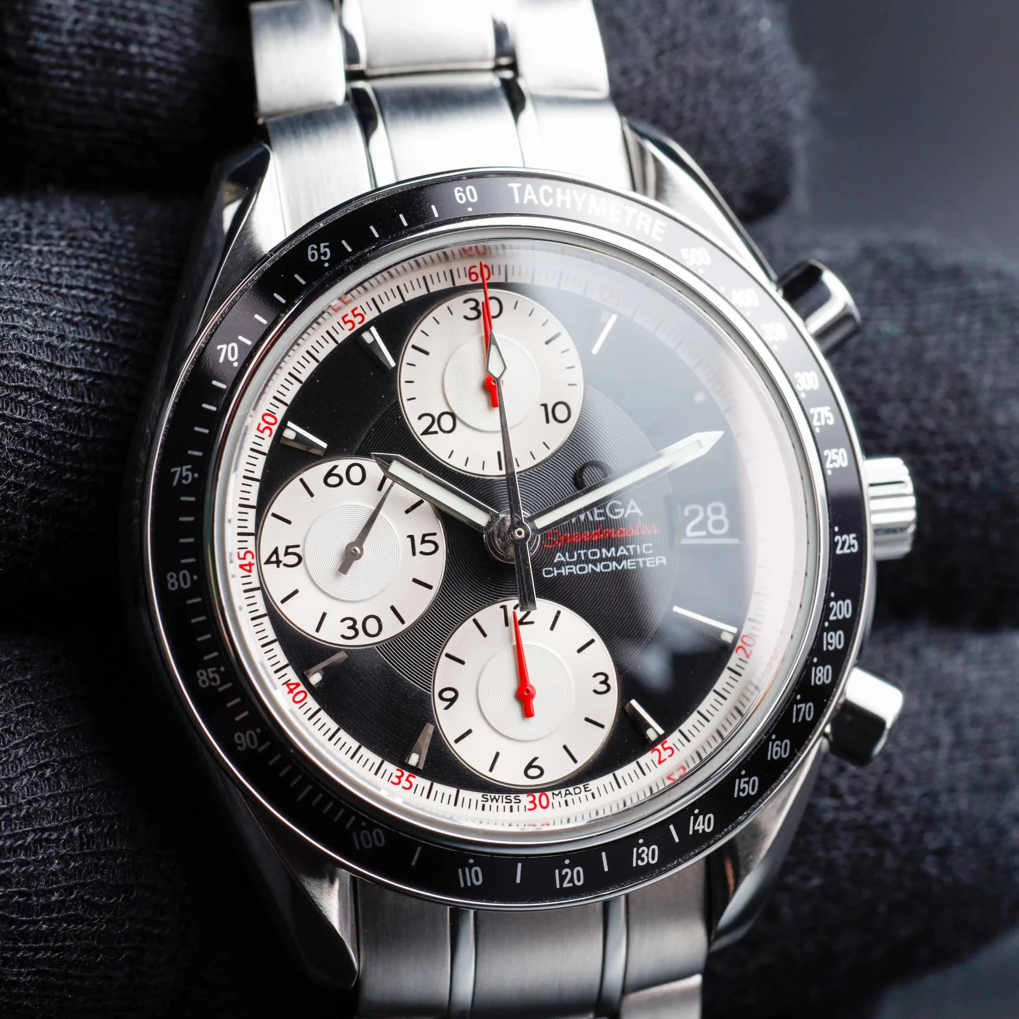 Omega Speedmaster Date acciaio 10