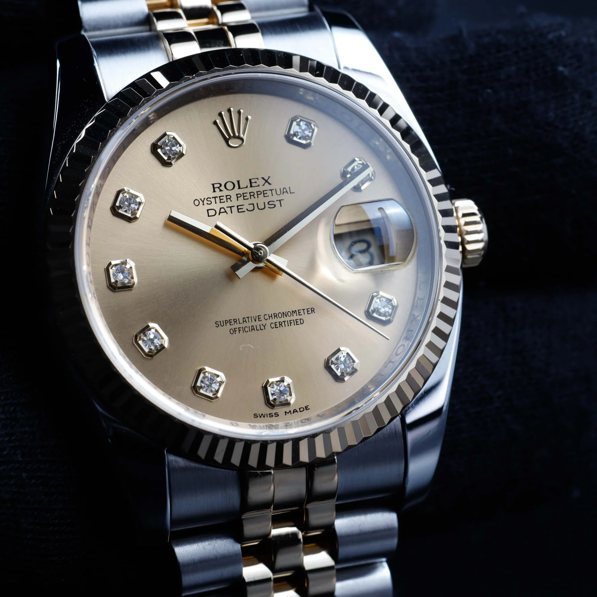 Rolex Datejuste 36 acier/or jaune 10