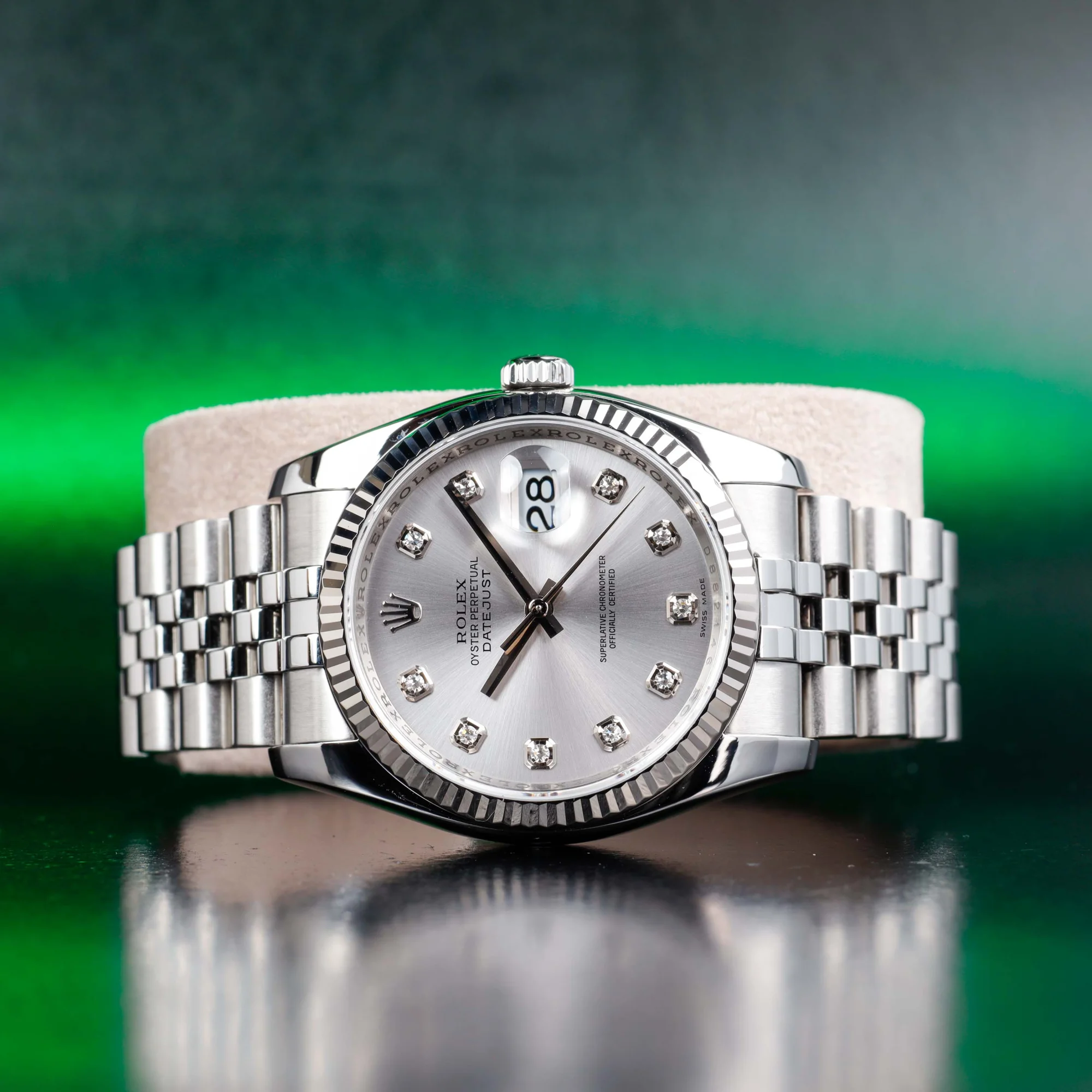 Rolex Datumjust 36 stahl/weißgold