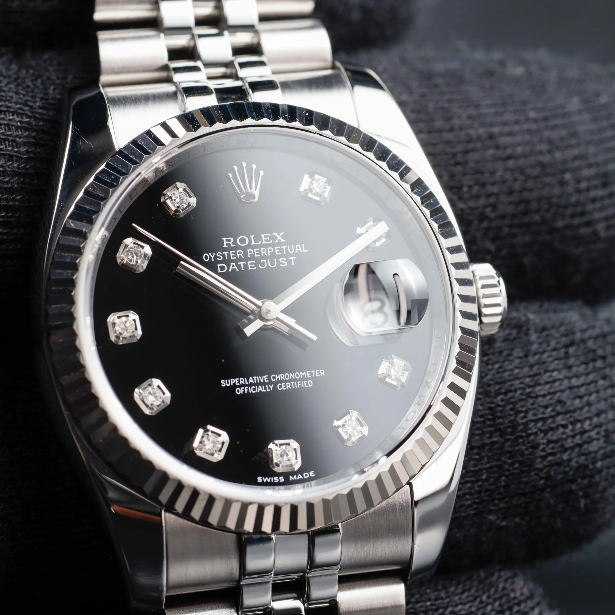 Rolex Datumjust 36 stahl/weißgold 10