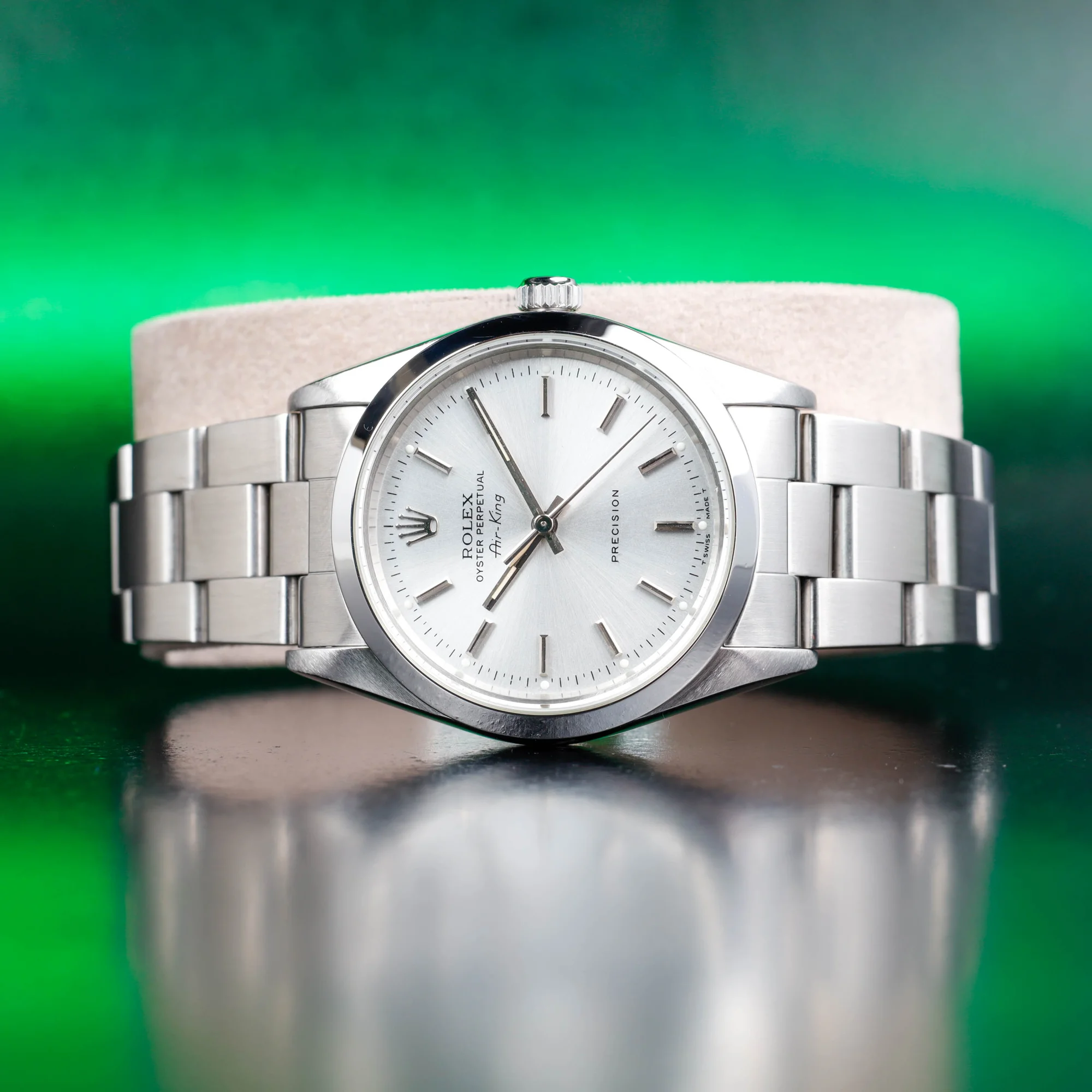 Rolex Ar-king 34 acier