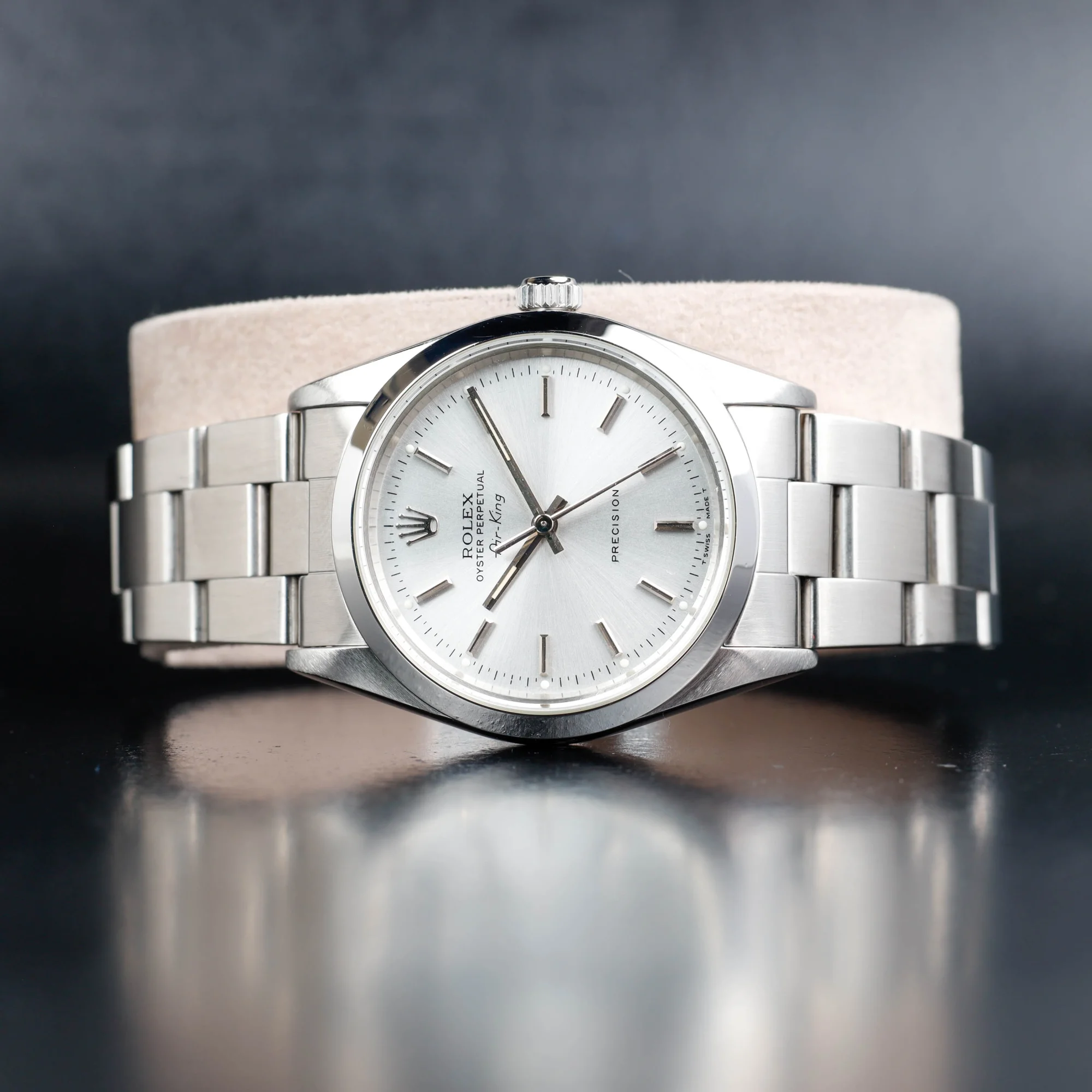Rolex Ar-king 34 acier 2