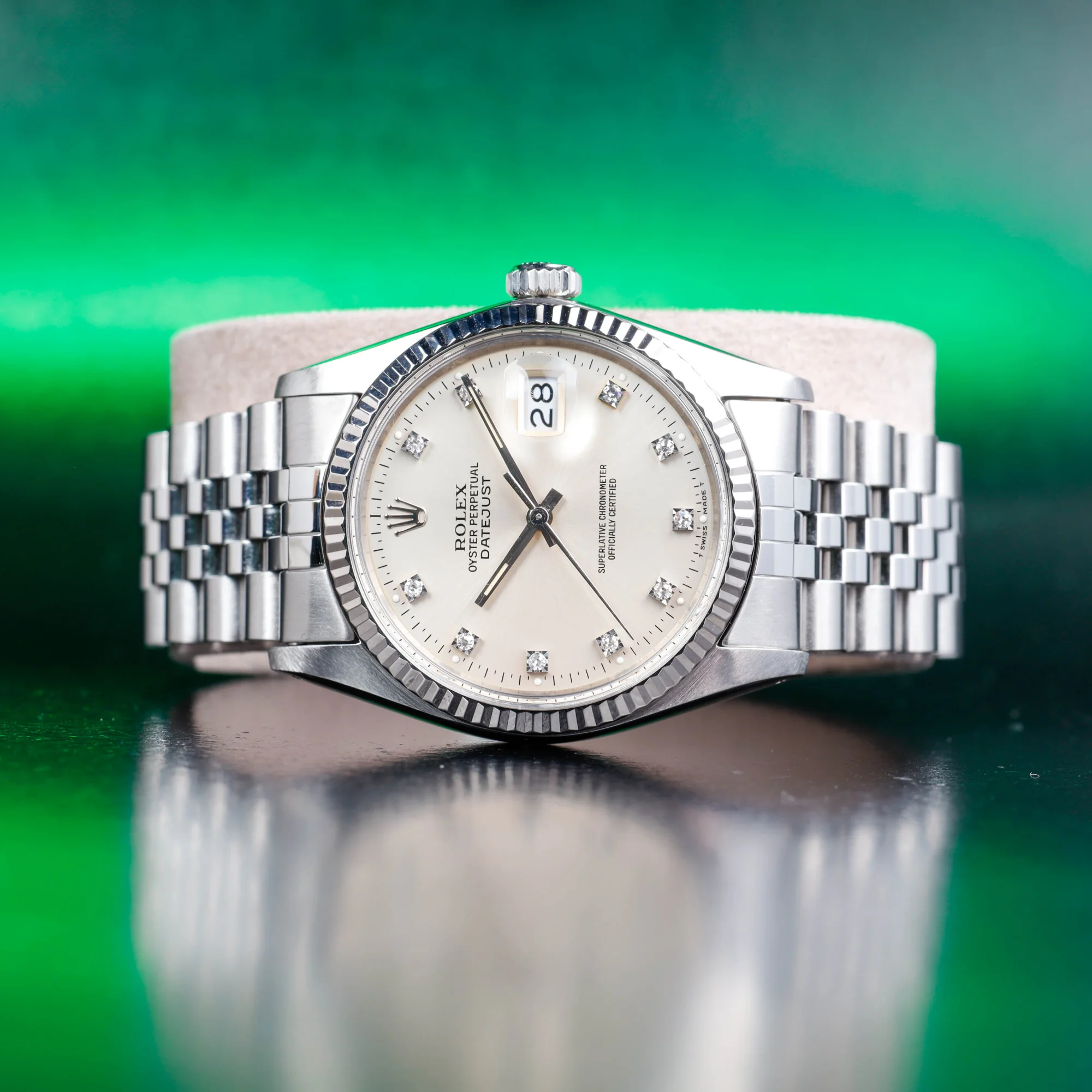 Rolex Datejuste 36 acier/or blanc