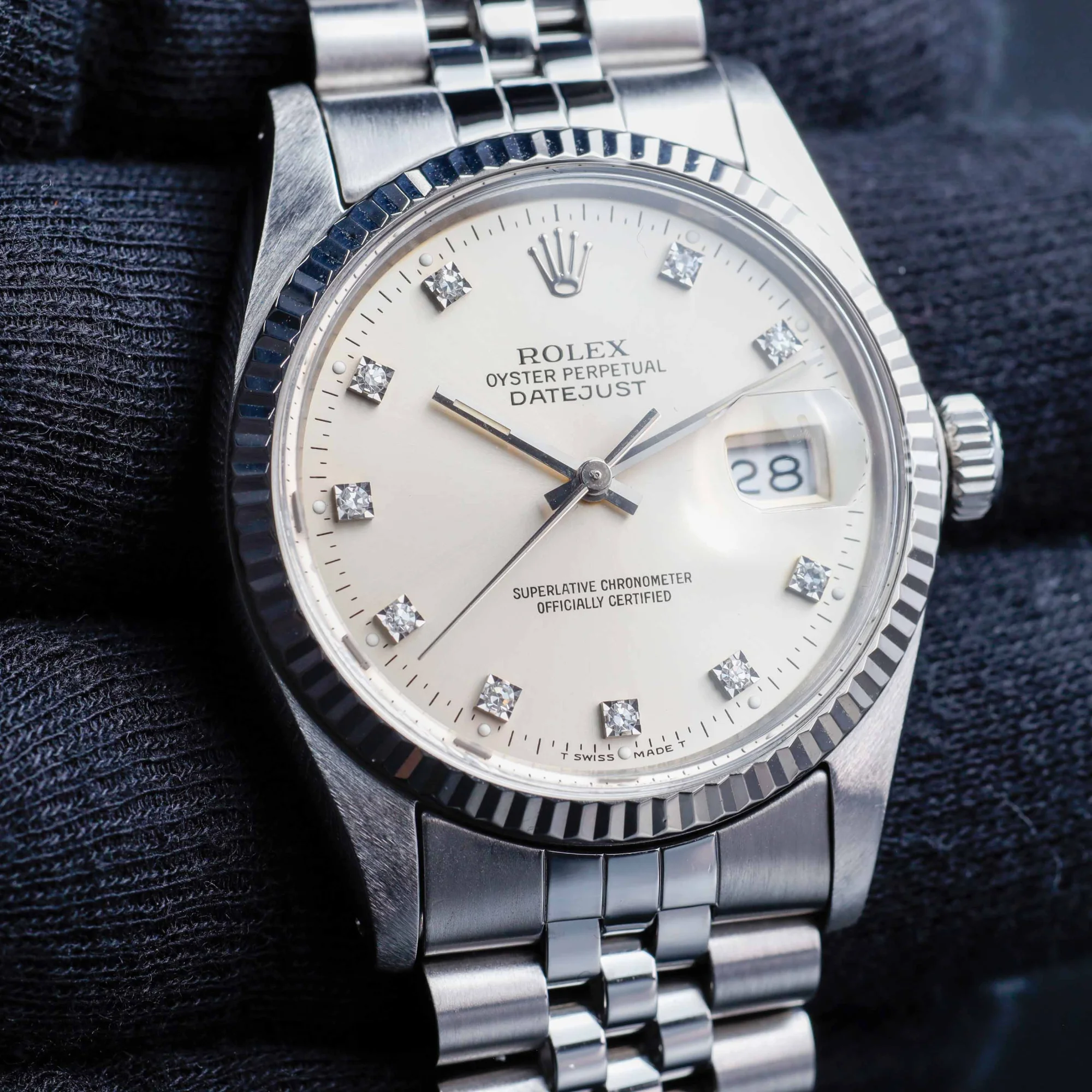 Rolex Datejuste 36 acier/or blanc 10
