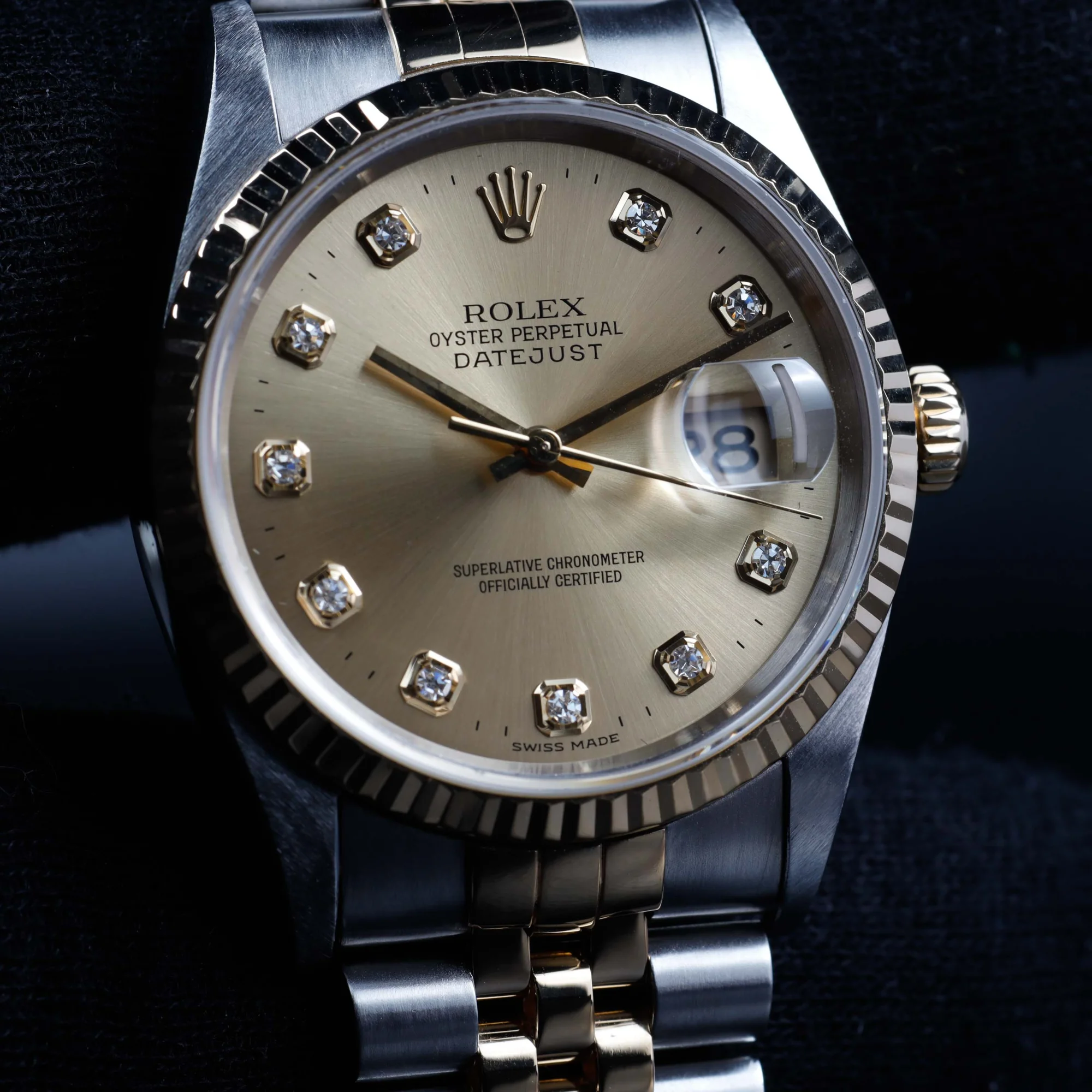 Rolex Datejuste 36 acier/or jaune 9