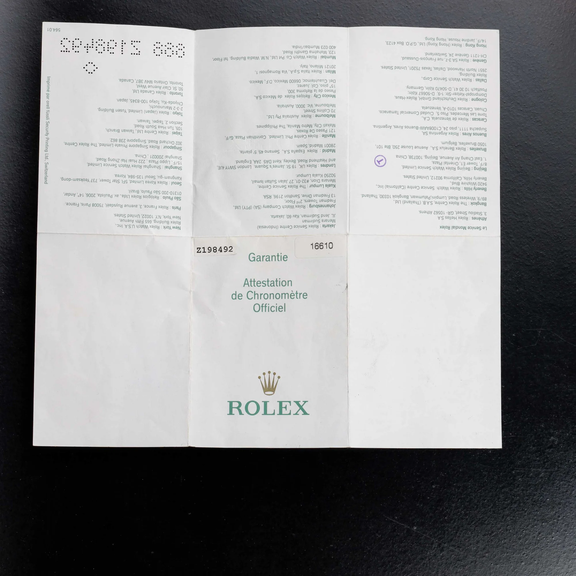 Rolex U-boot Datum stahl 14