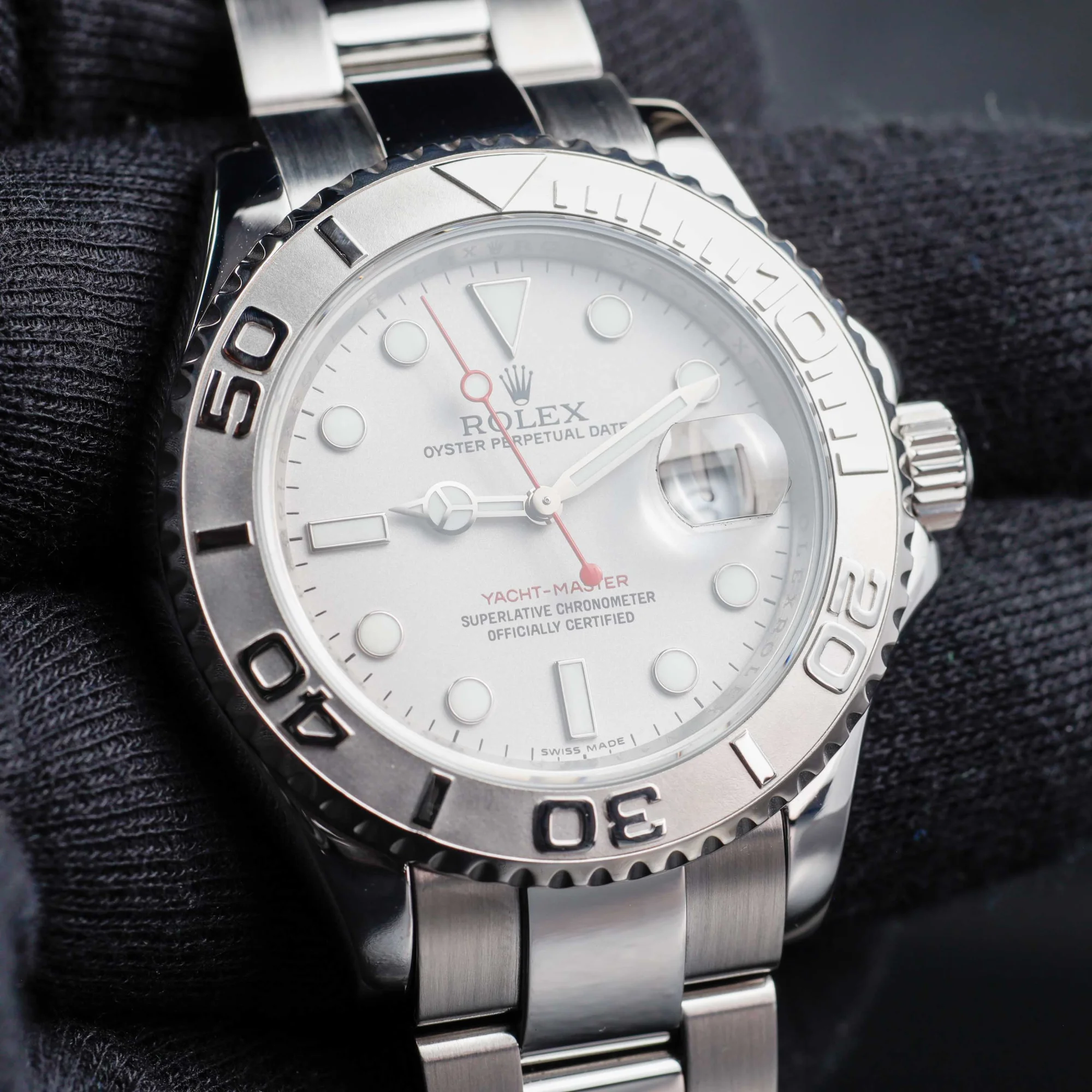 Rolex Yacht-master 40 acier/platine 10