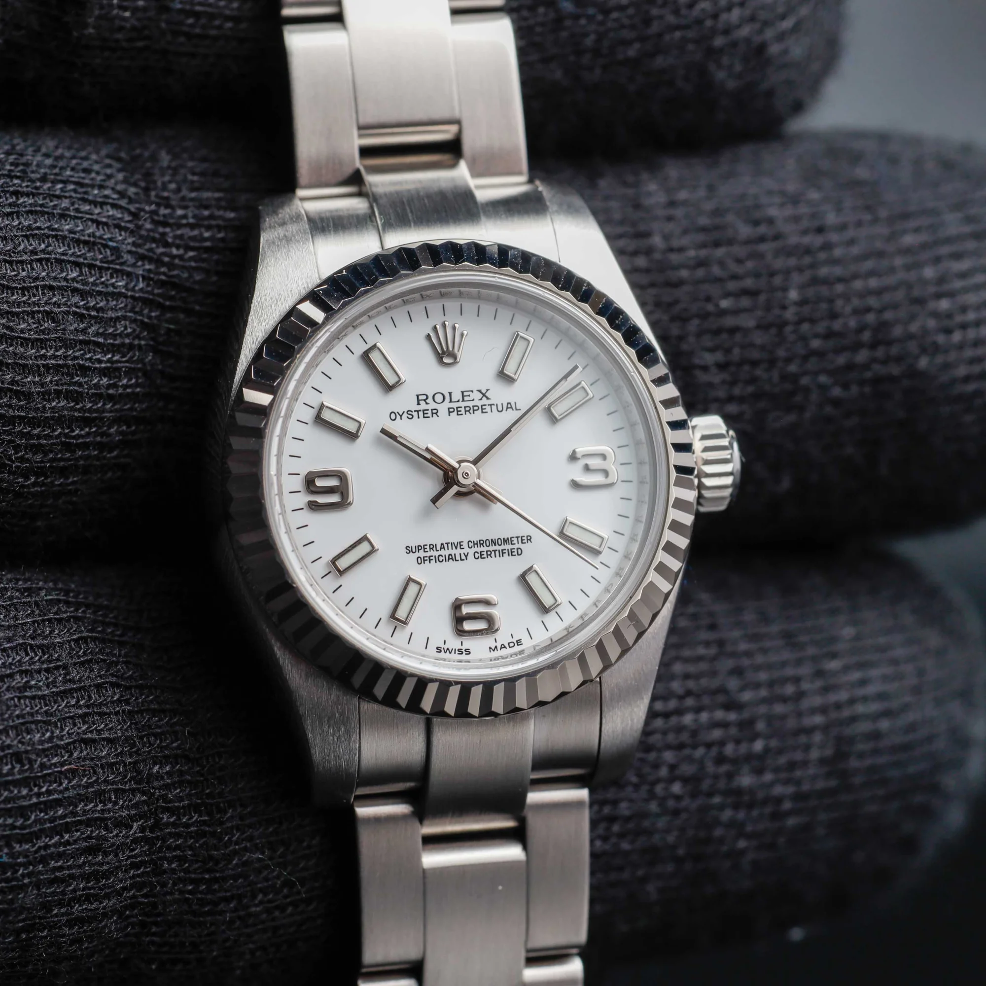 Rolex Auster Perpetual 26 stahl/weißgold 11