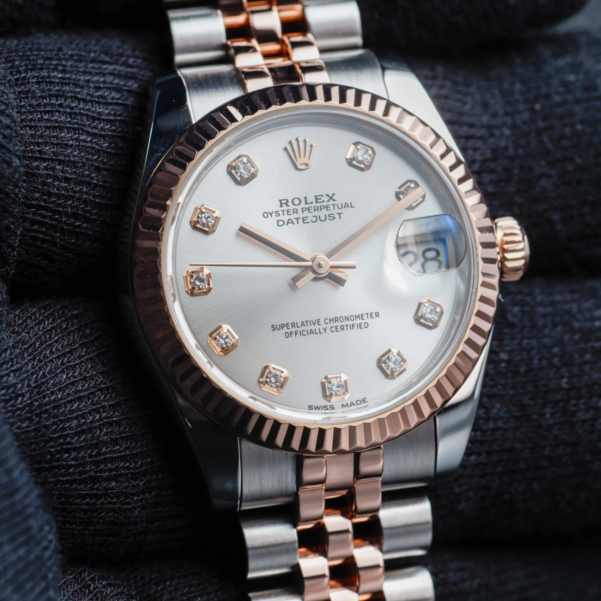 Rolex Datum31just stahl/roségold 10