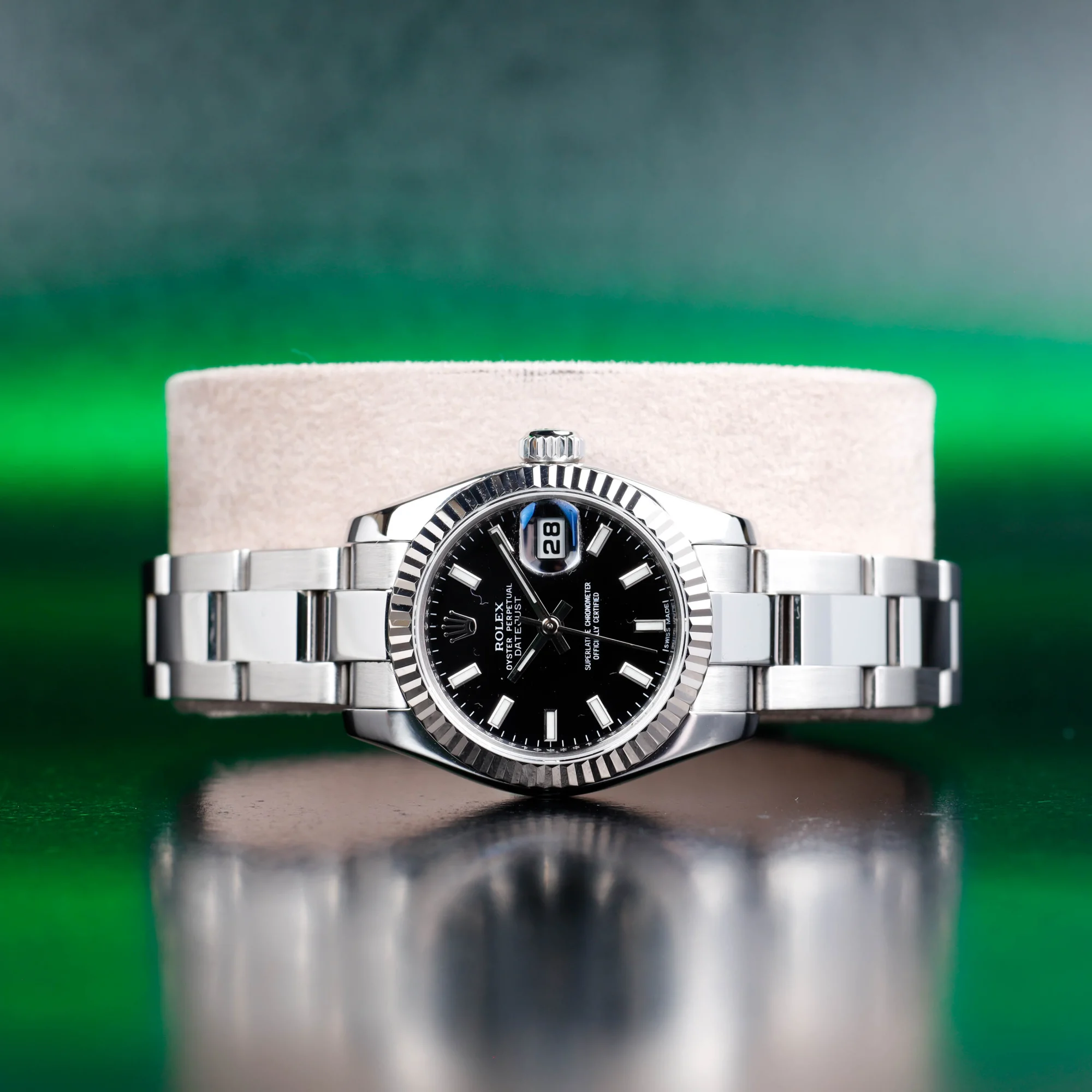 Rolex Dame-datejust 26 stahl/weißgold