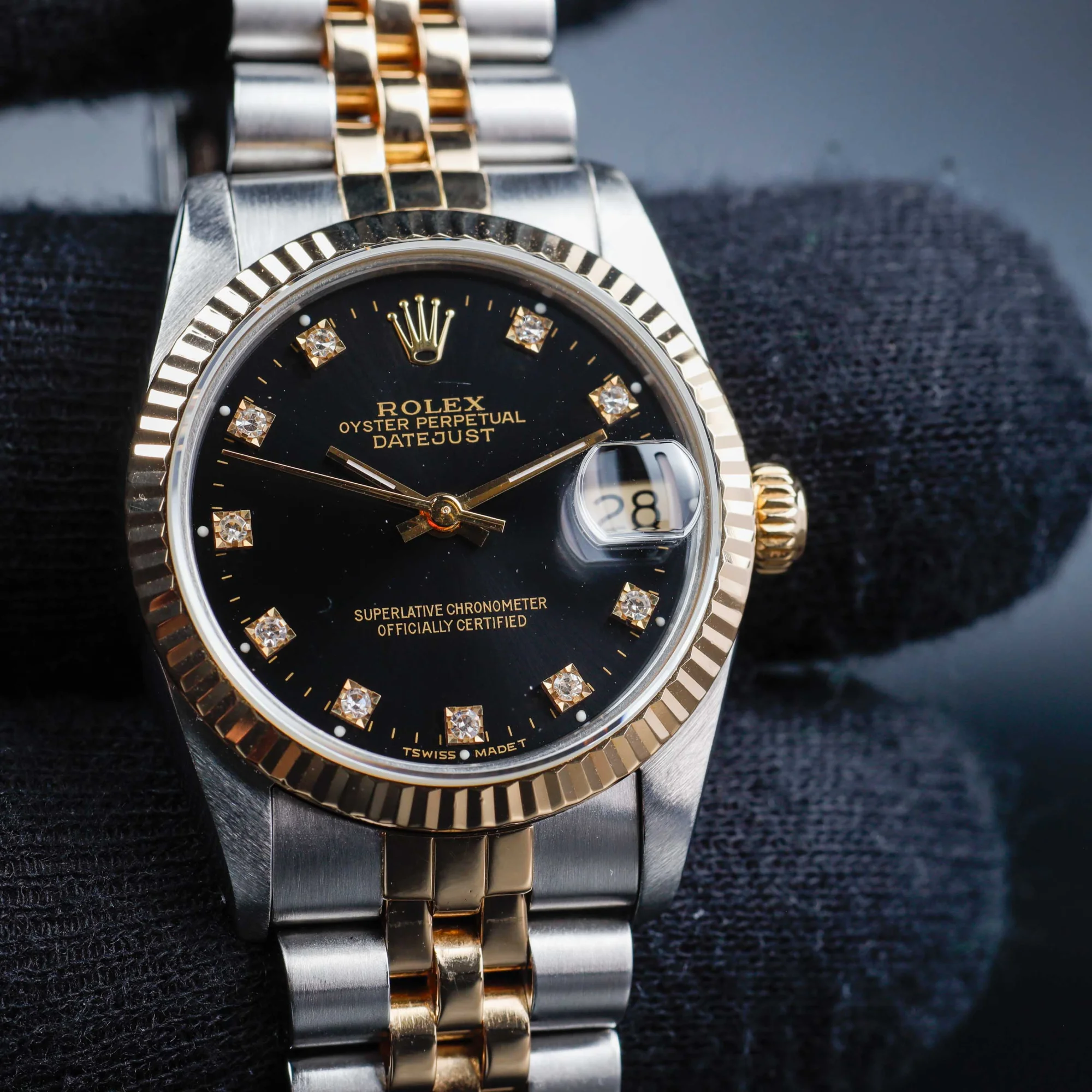 Rolex Datum31just stahl/gelbgold 9