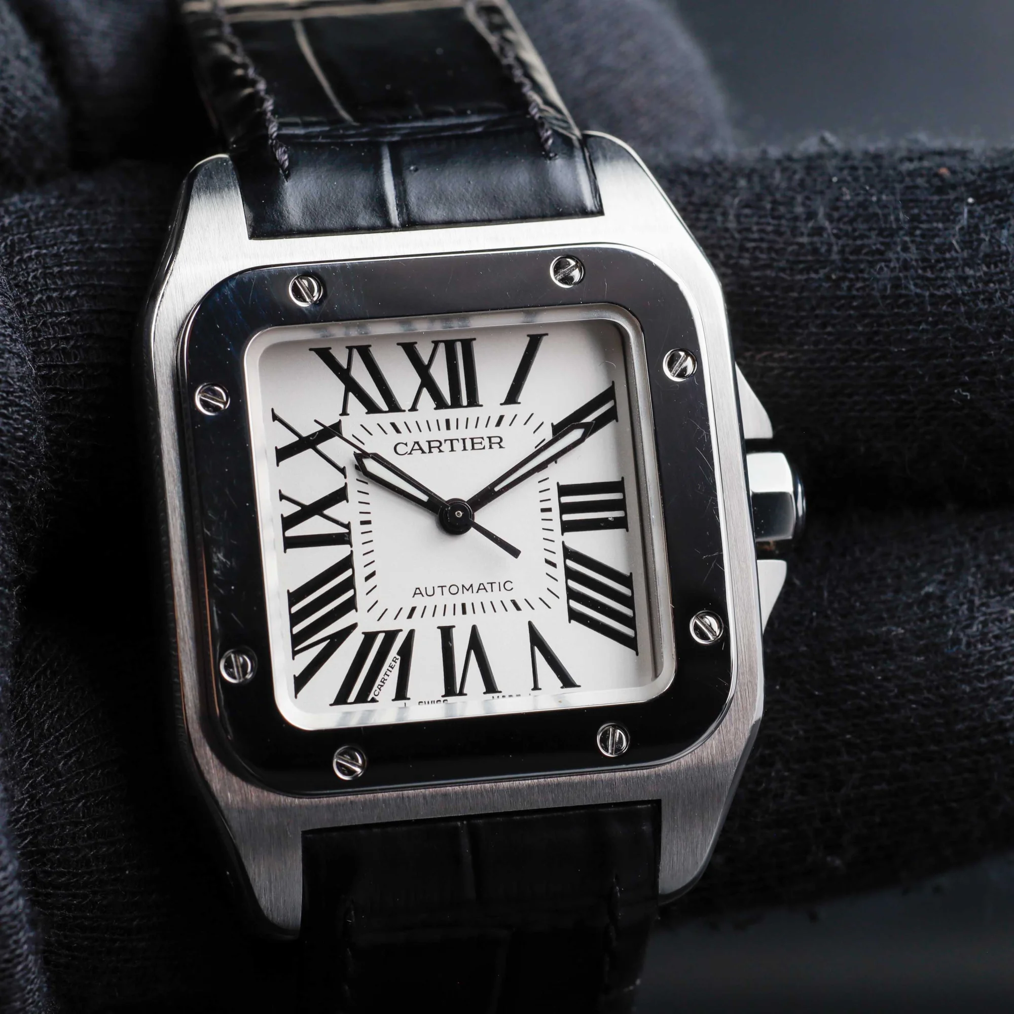 Cartier Santos 100 steel 8