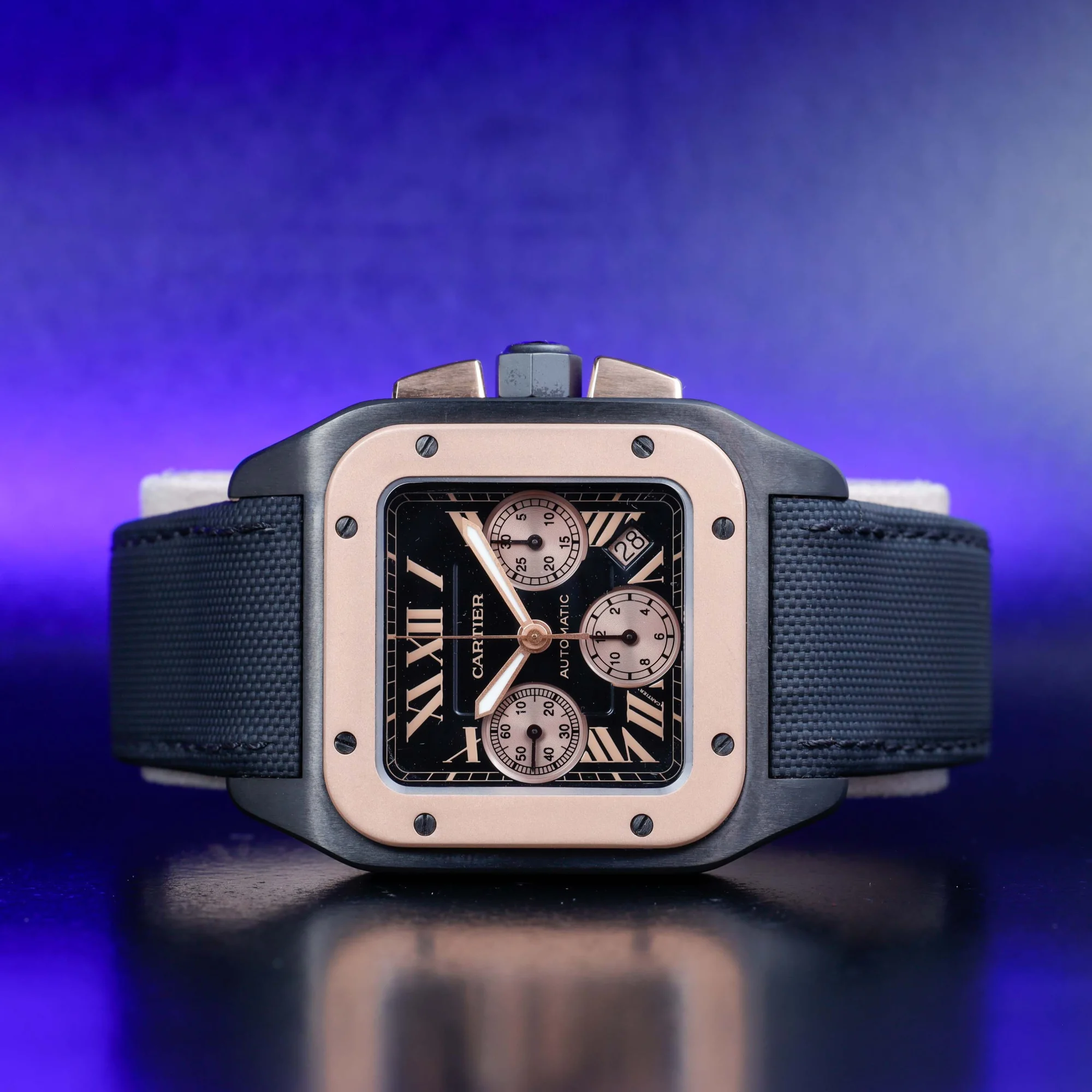 Cartier Santos 100 titanium