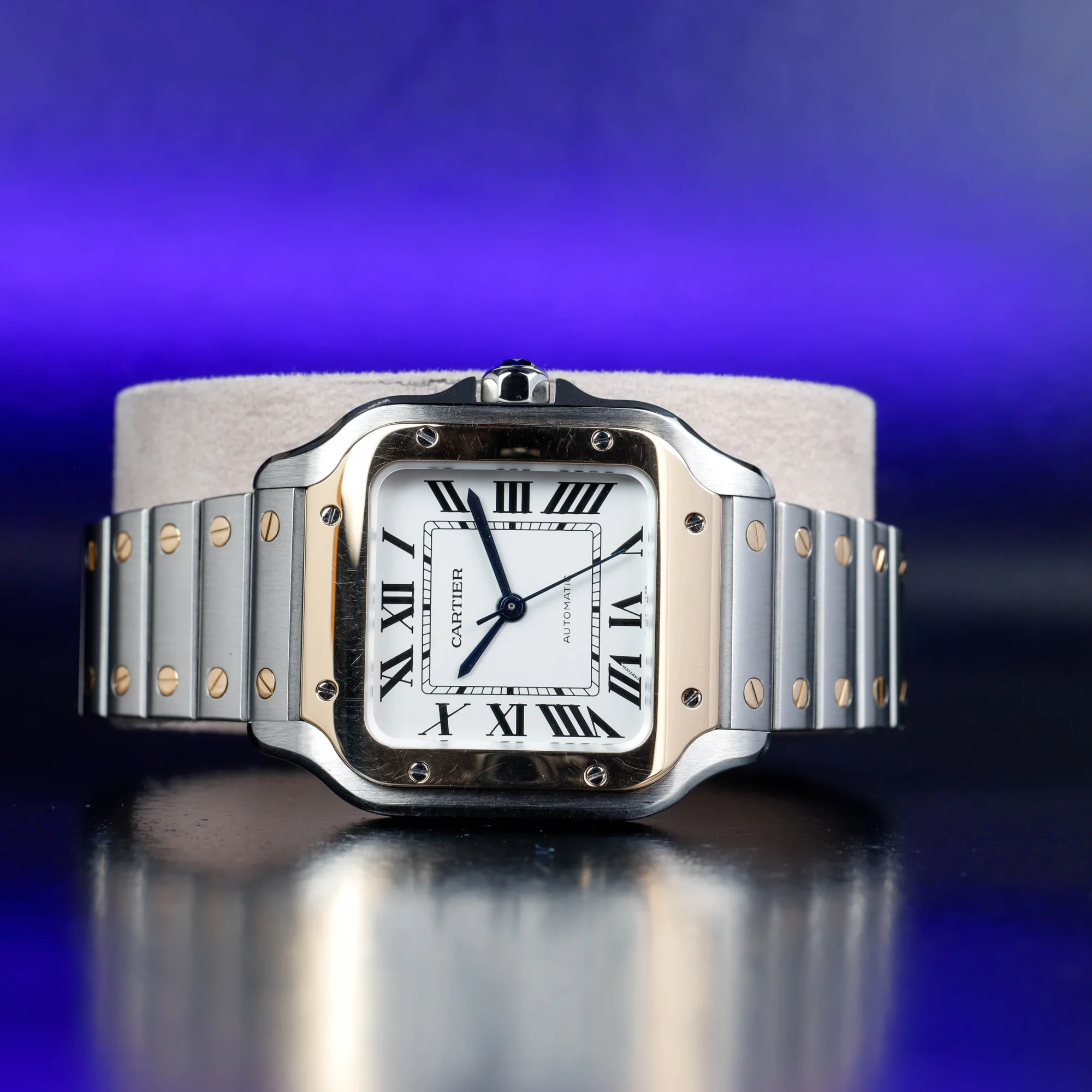 Cartier Santos stahl/gelbgold