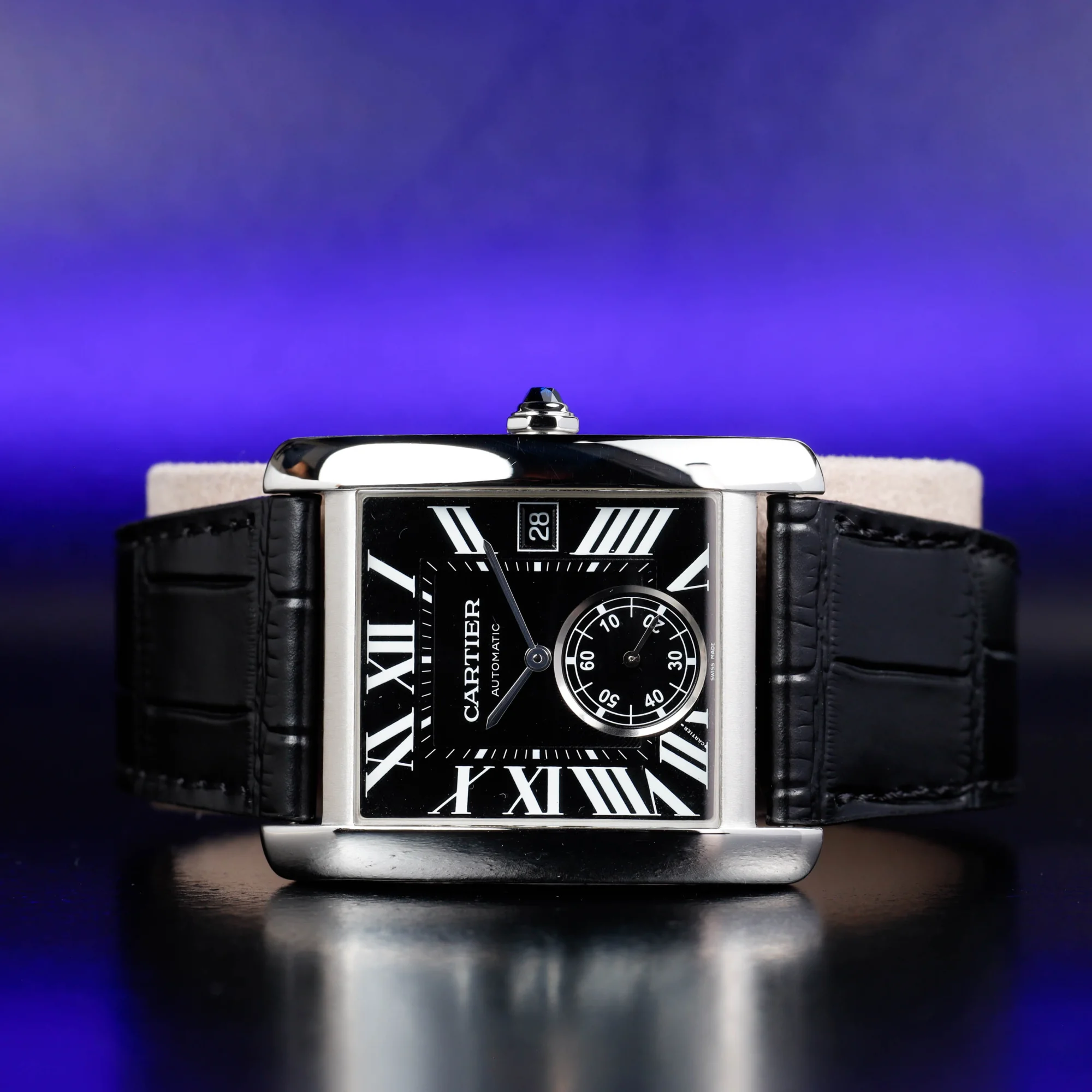 Cartier Tank Mc stahl