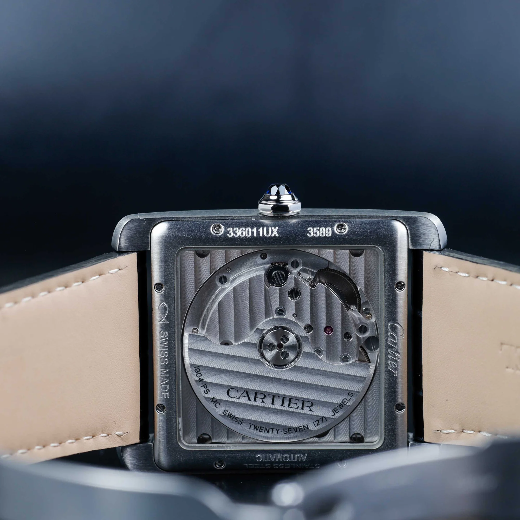 Cartier Tank Mc steel 9