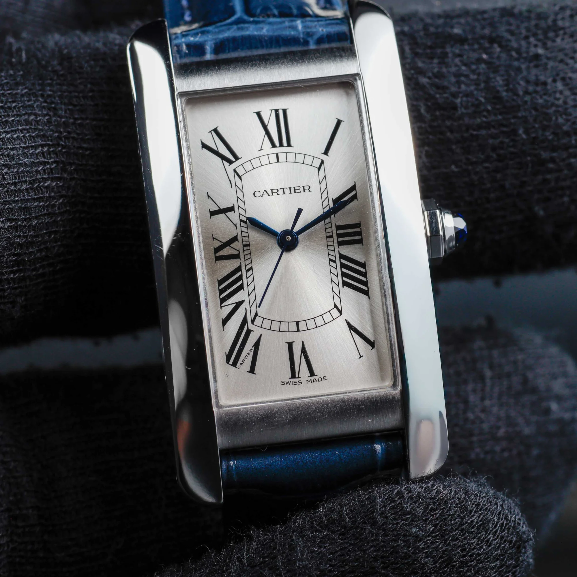 Cartier Tank AmÉricaine acciaio 8