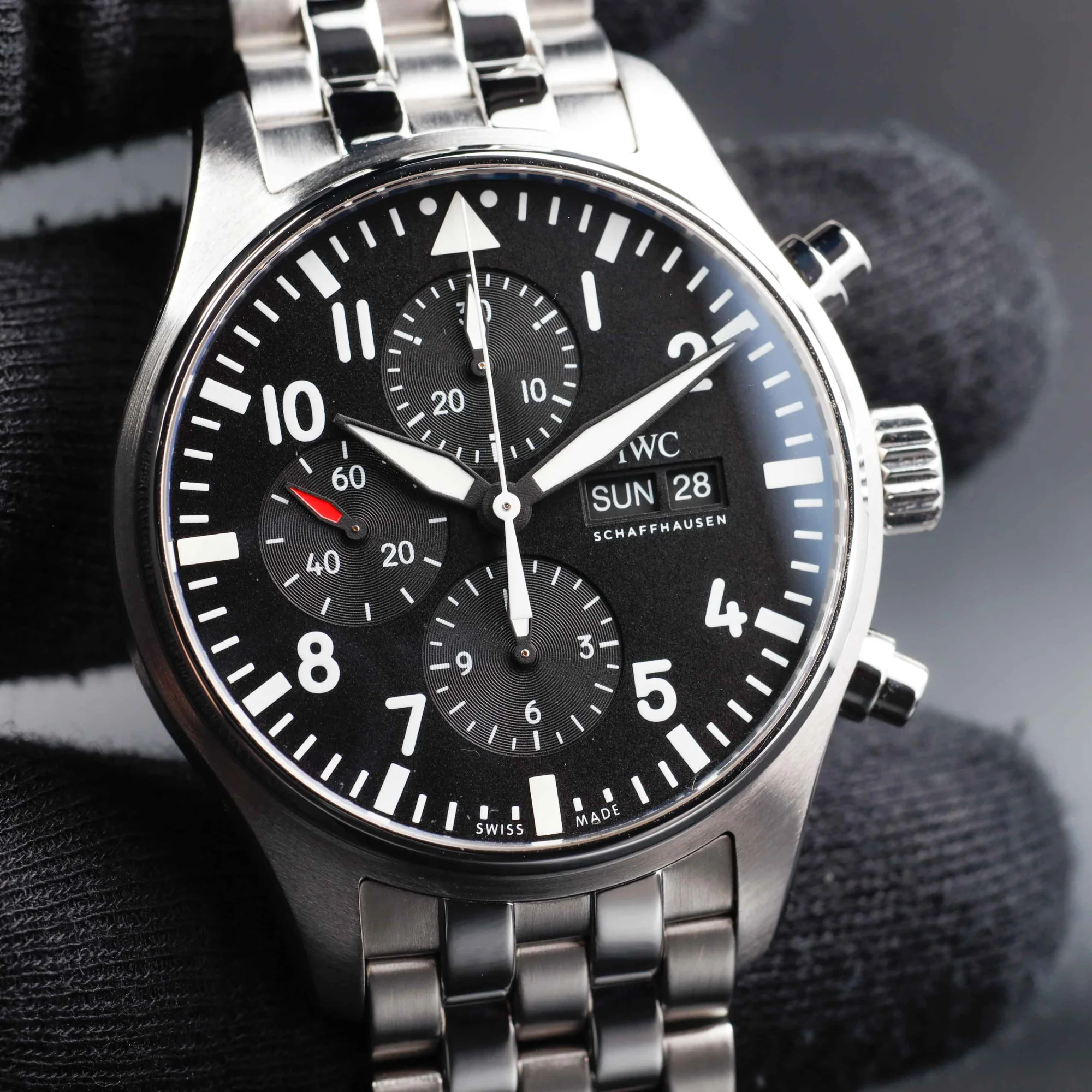 IWC Pilot Chronograph steel 9