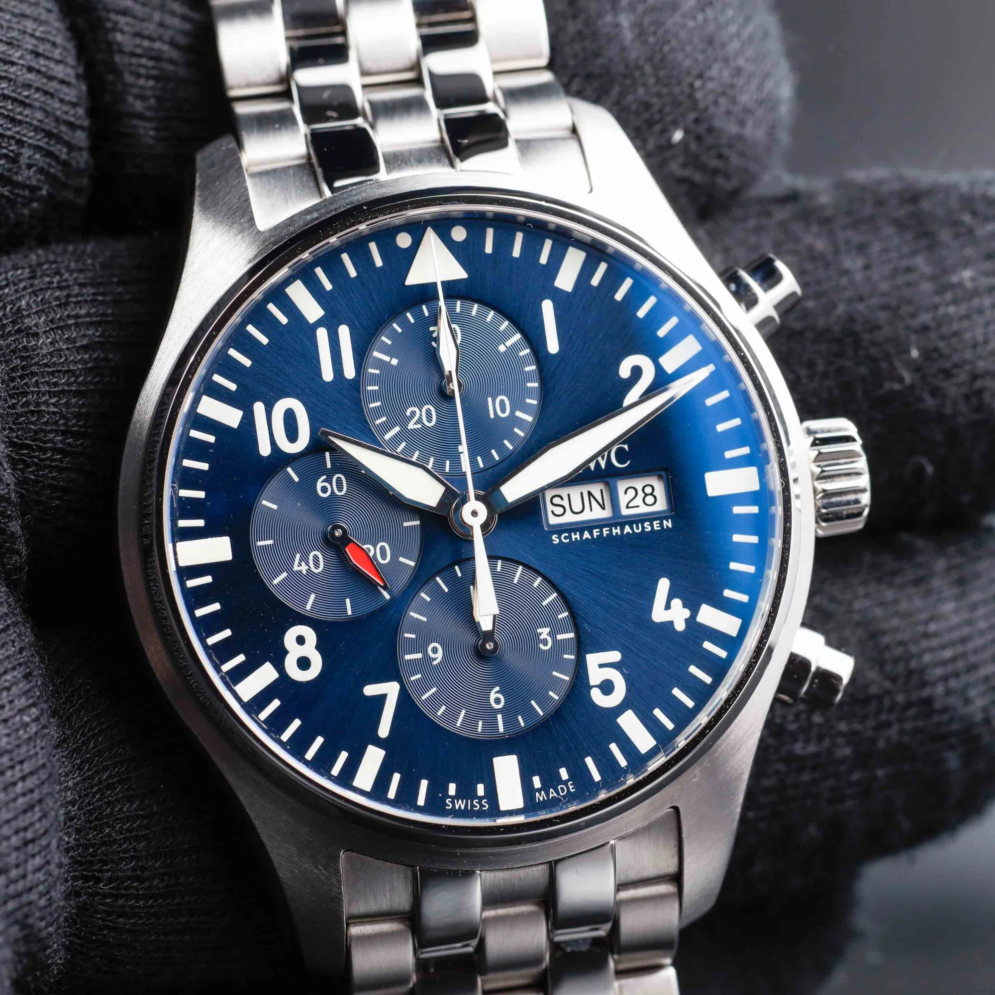 IWC Pilot Chronograph the Little Prince Limited Edition steel 9