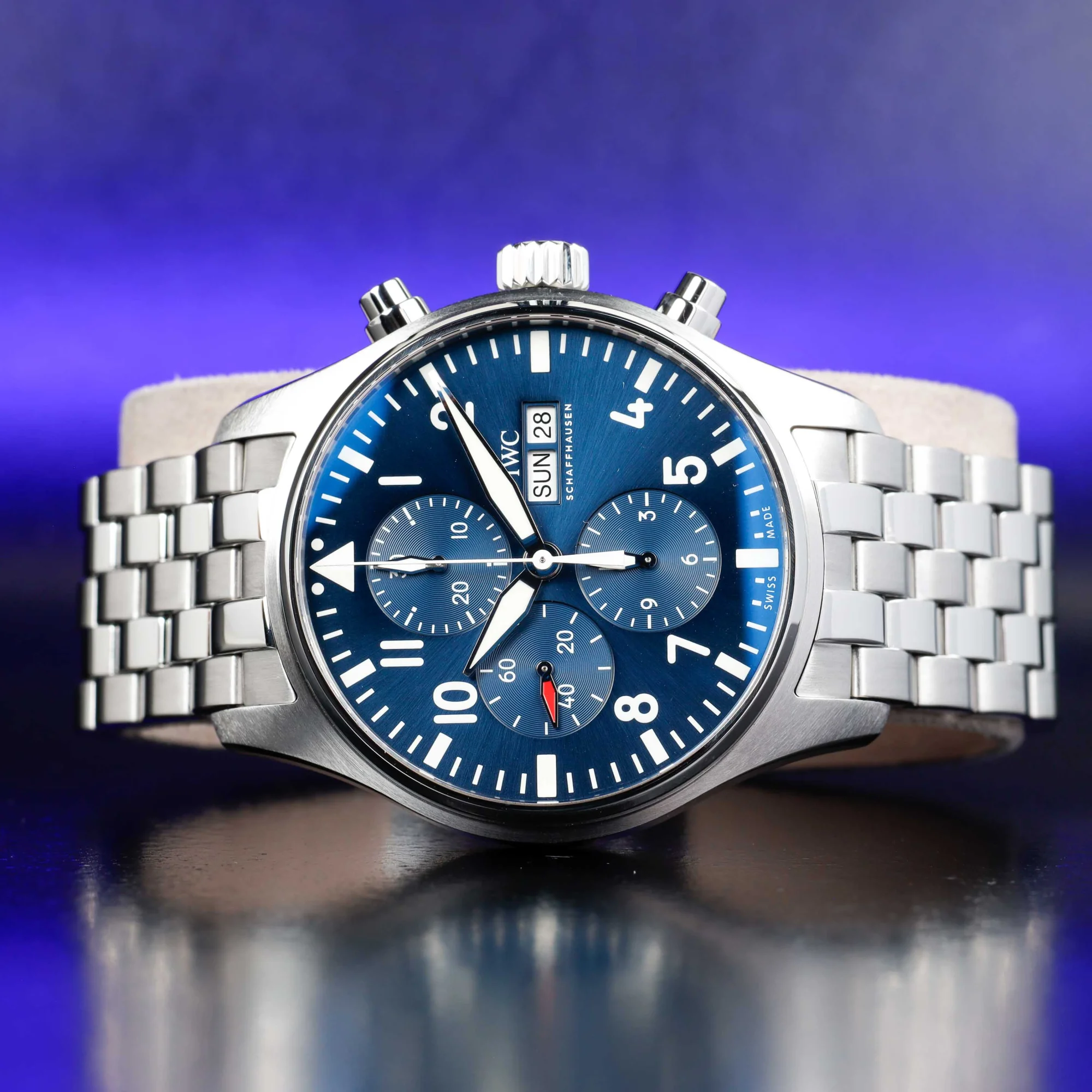 IWC Pilot Chronograph acciaio