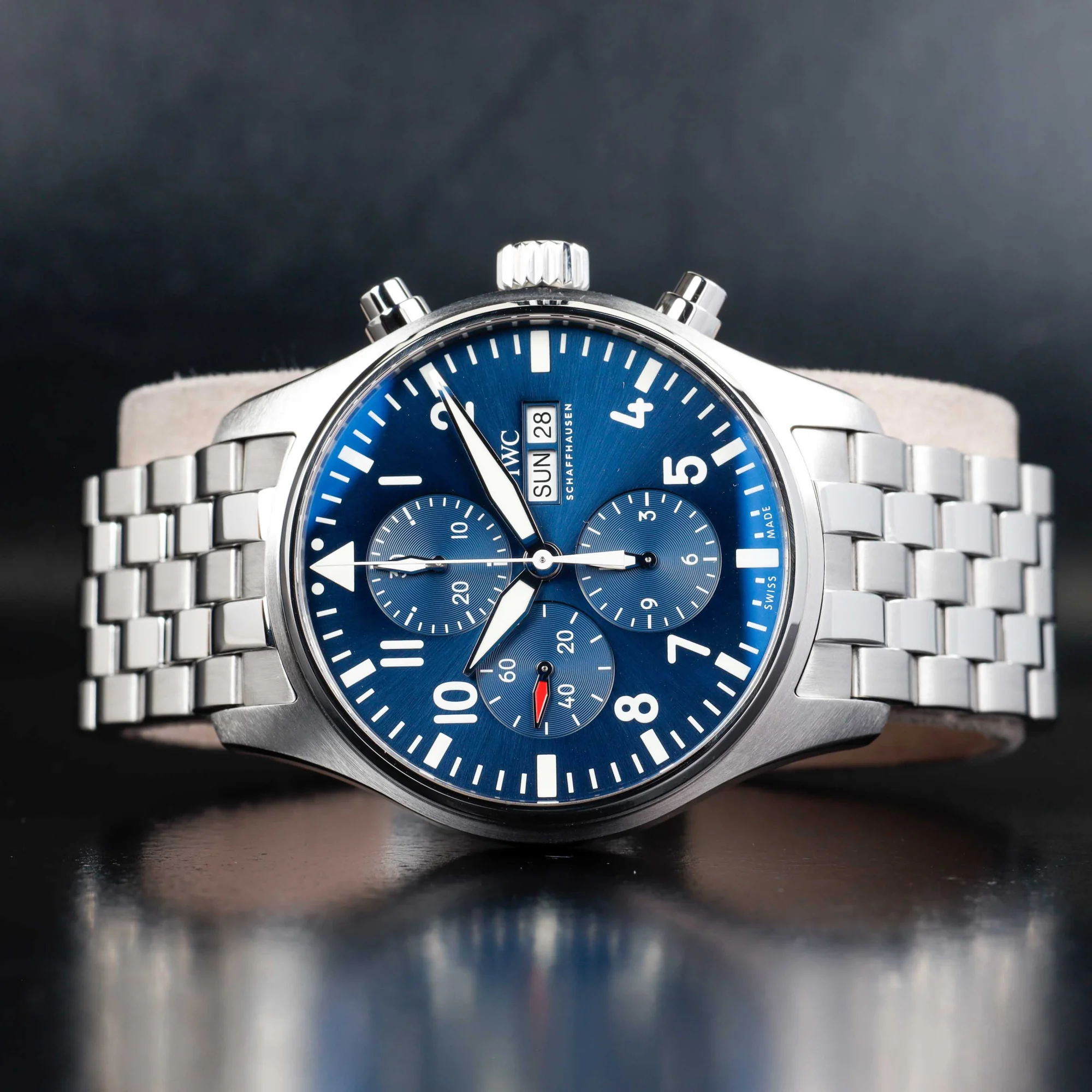IWC Pilot Chronograph acciaio 2