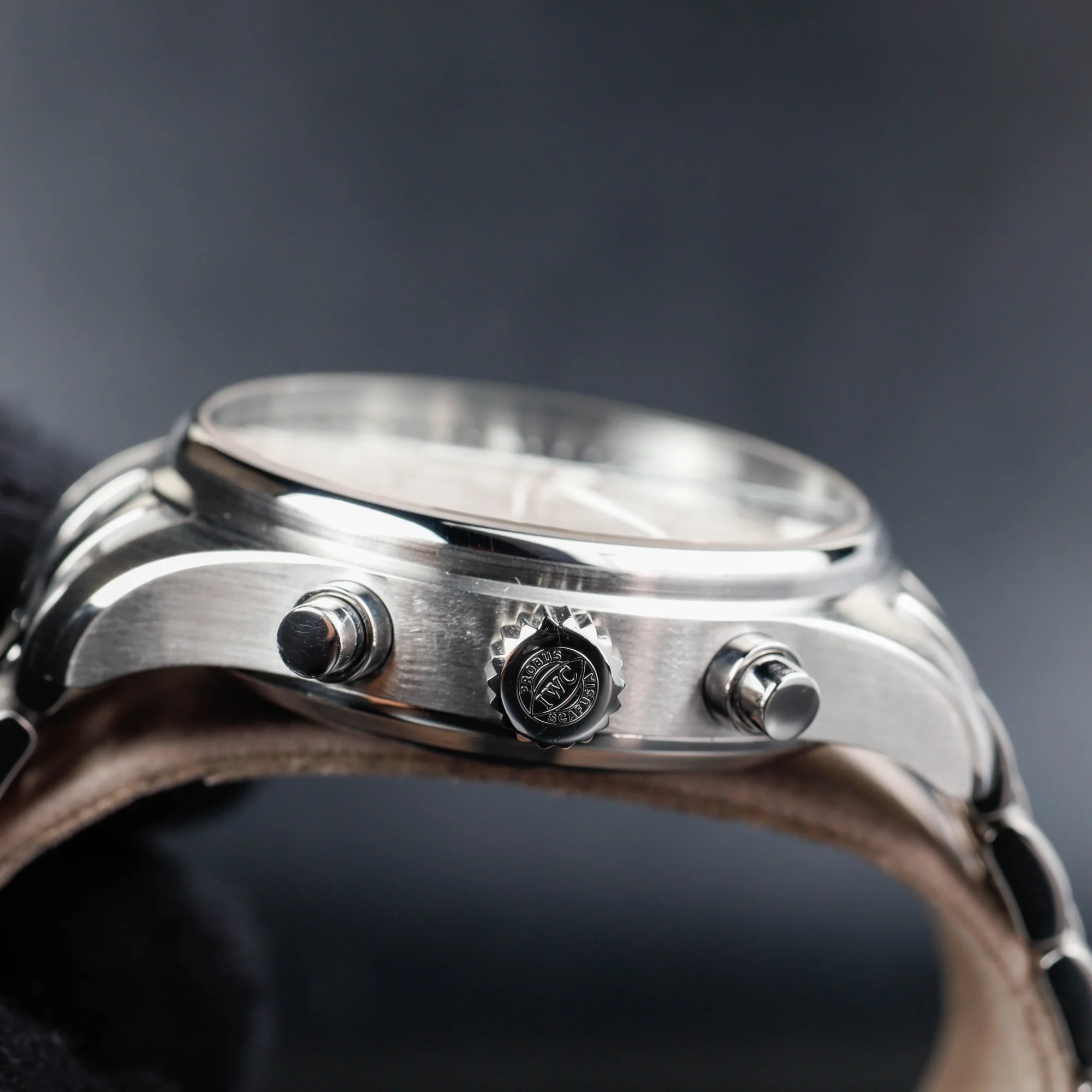 IWC Pilot Spitfire Chronograph acciaio 7