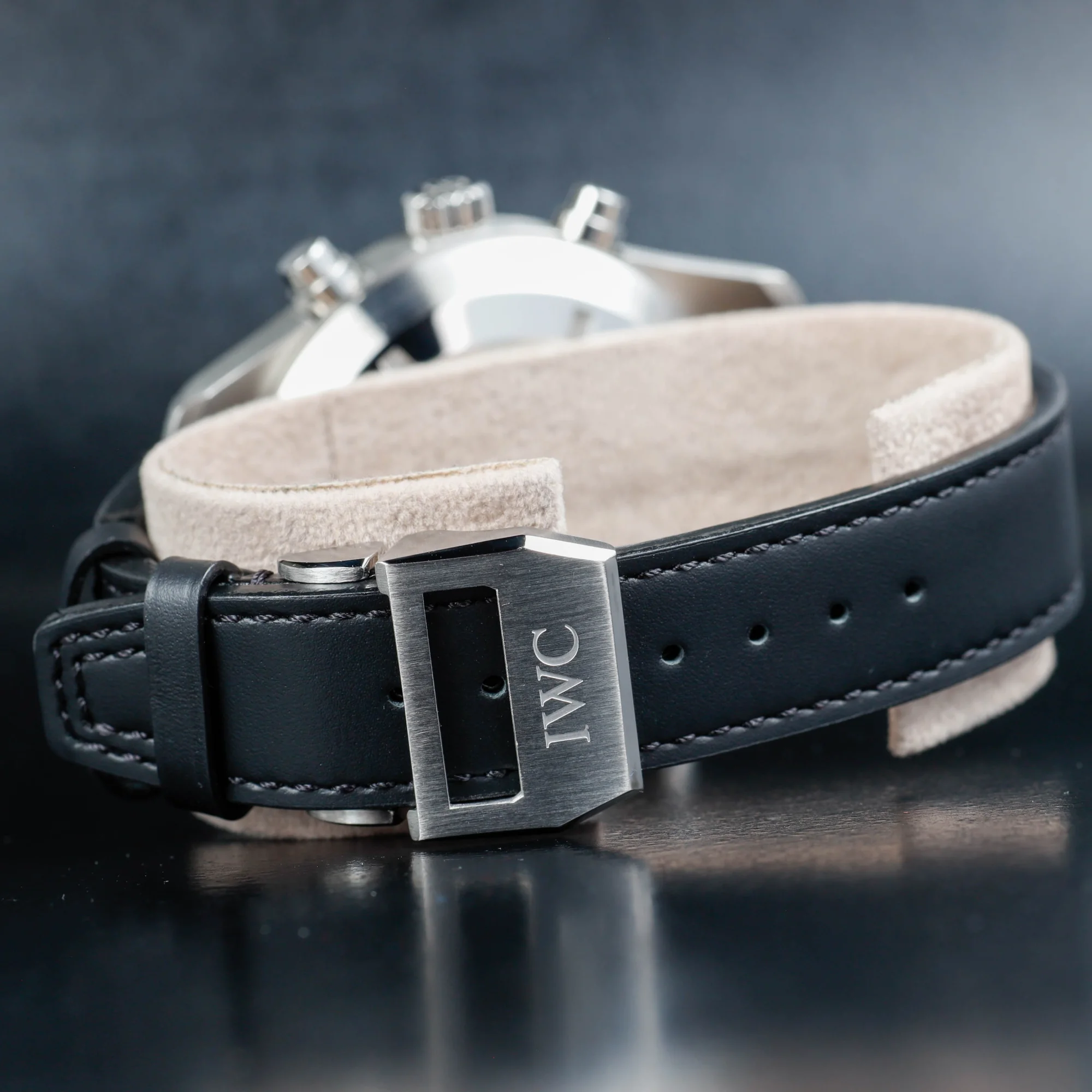 IWC Pilot Double Chronograph acciaio 4