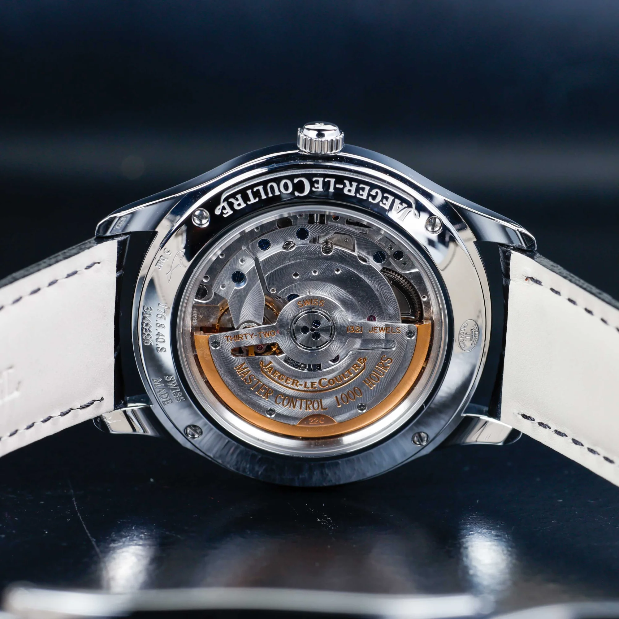 Jaeger-LeCoultre Master-kontrolldatum stahl 9