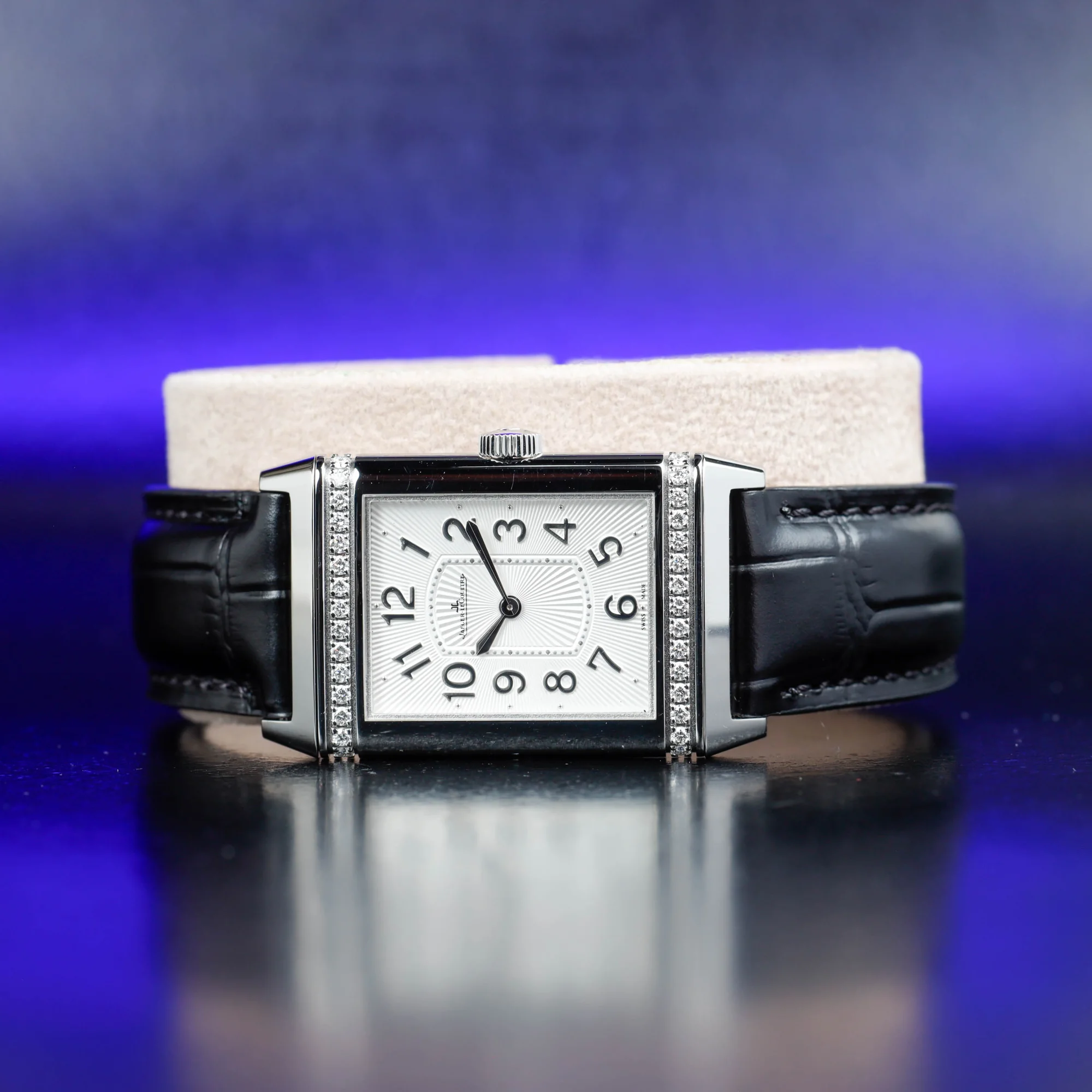 Jaeger-LeCoultre Grande Reverso Lady Ultra Thin With Custom Natural Diamonds steel