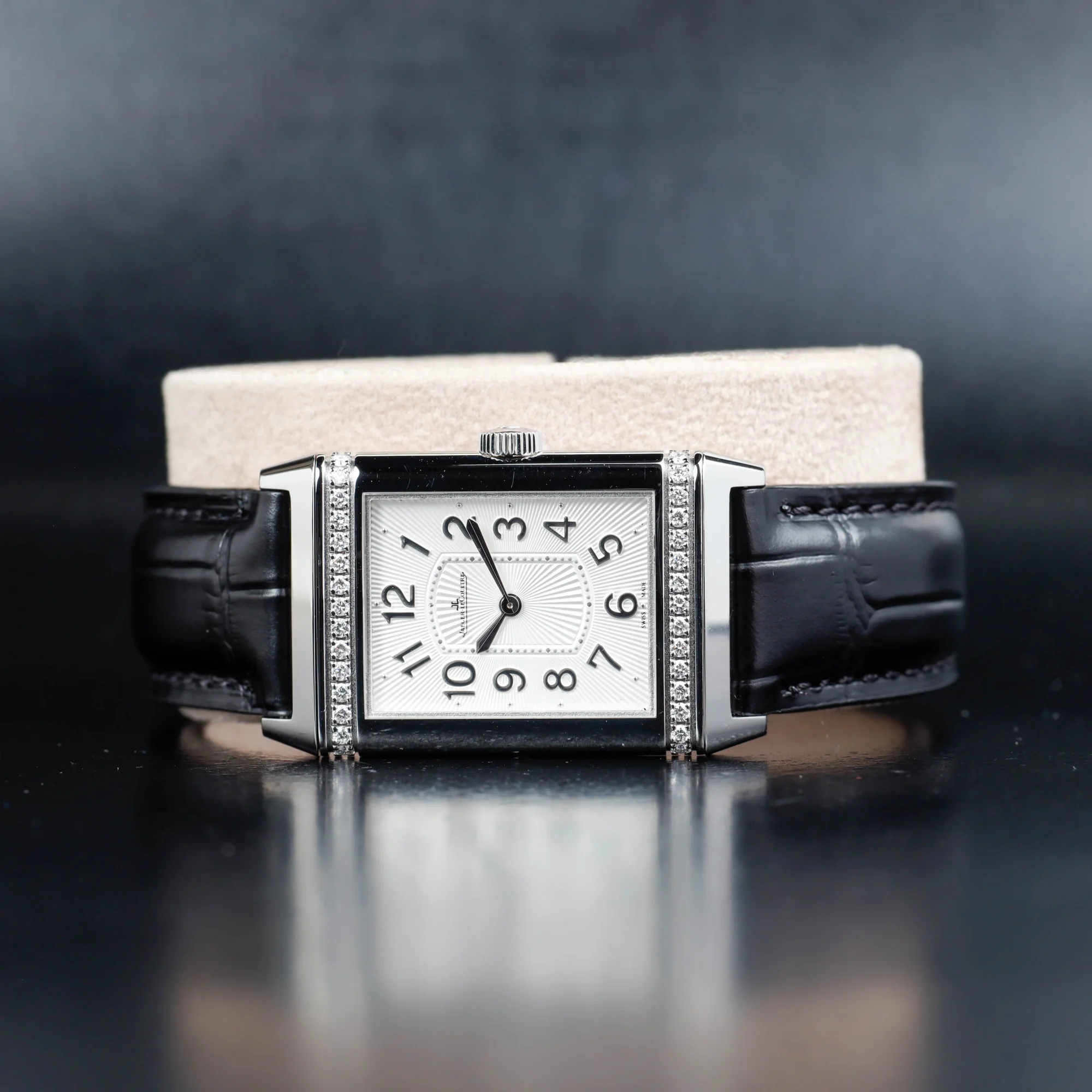 Jaeger-LeCoultre Grande Reverso Lady Ultra Thin Mit Individueller Gestaltung Mit Natürlichen Diamanten stahl 2