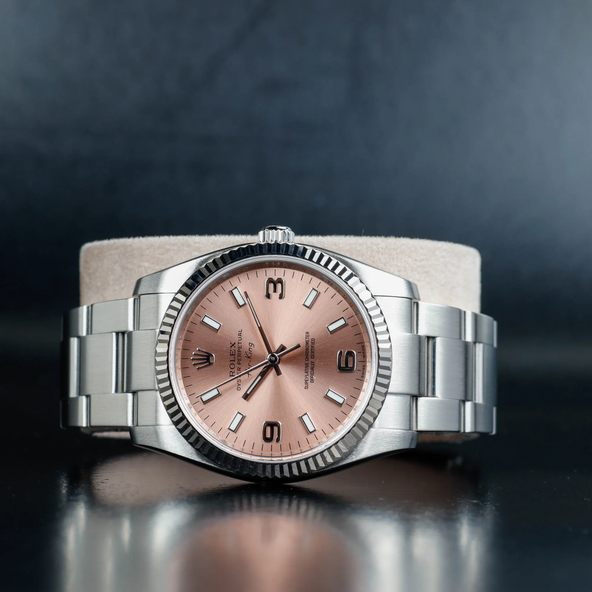 Rolex Air-king 34 acier/or blanc 2