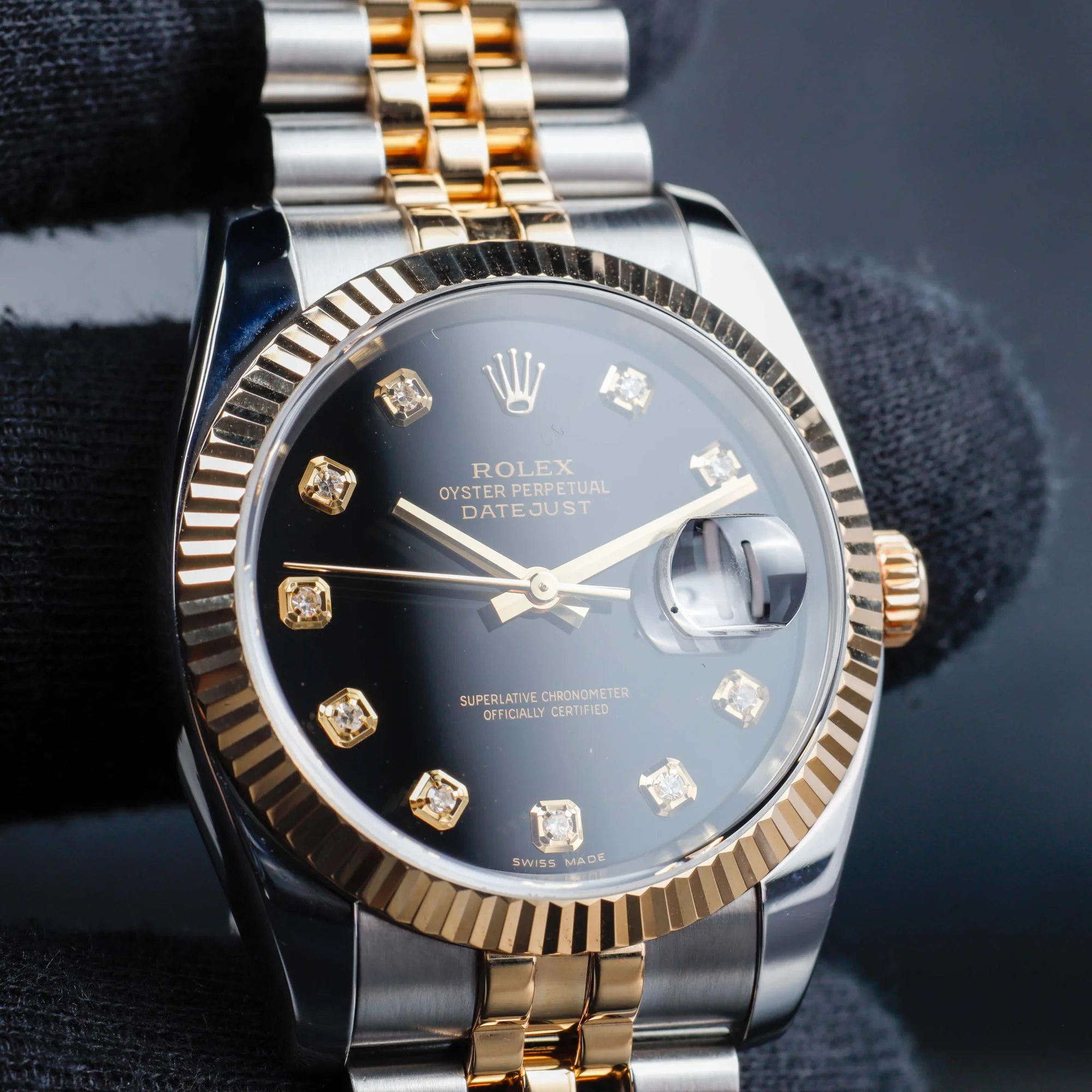 Rolex Datejuste 36 acier/or jaune 10