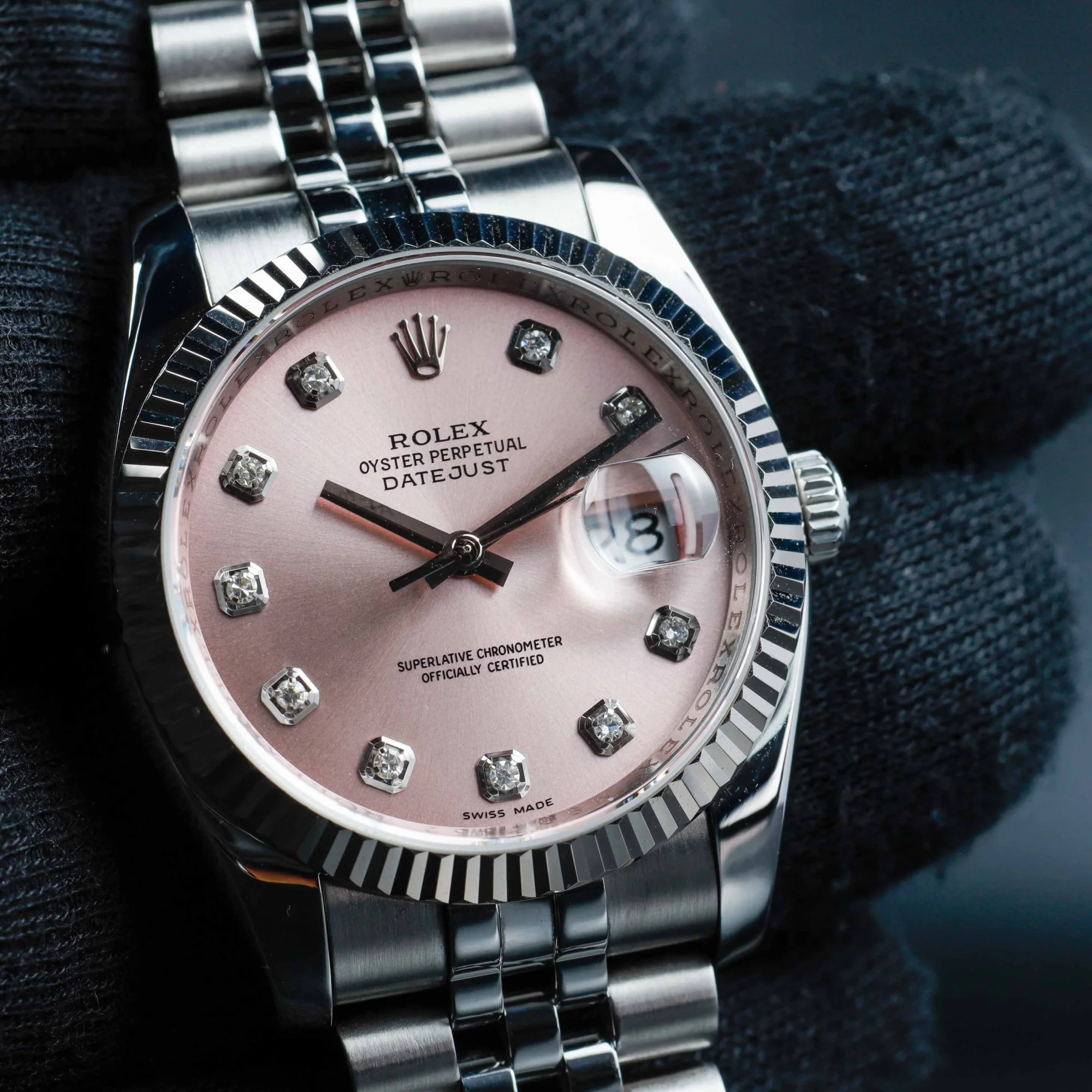 Rolex Datejust 36 stahl/weißgold 9