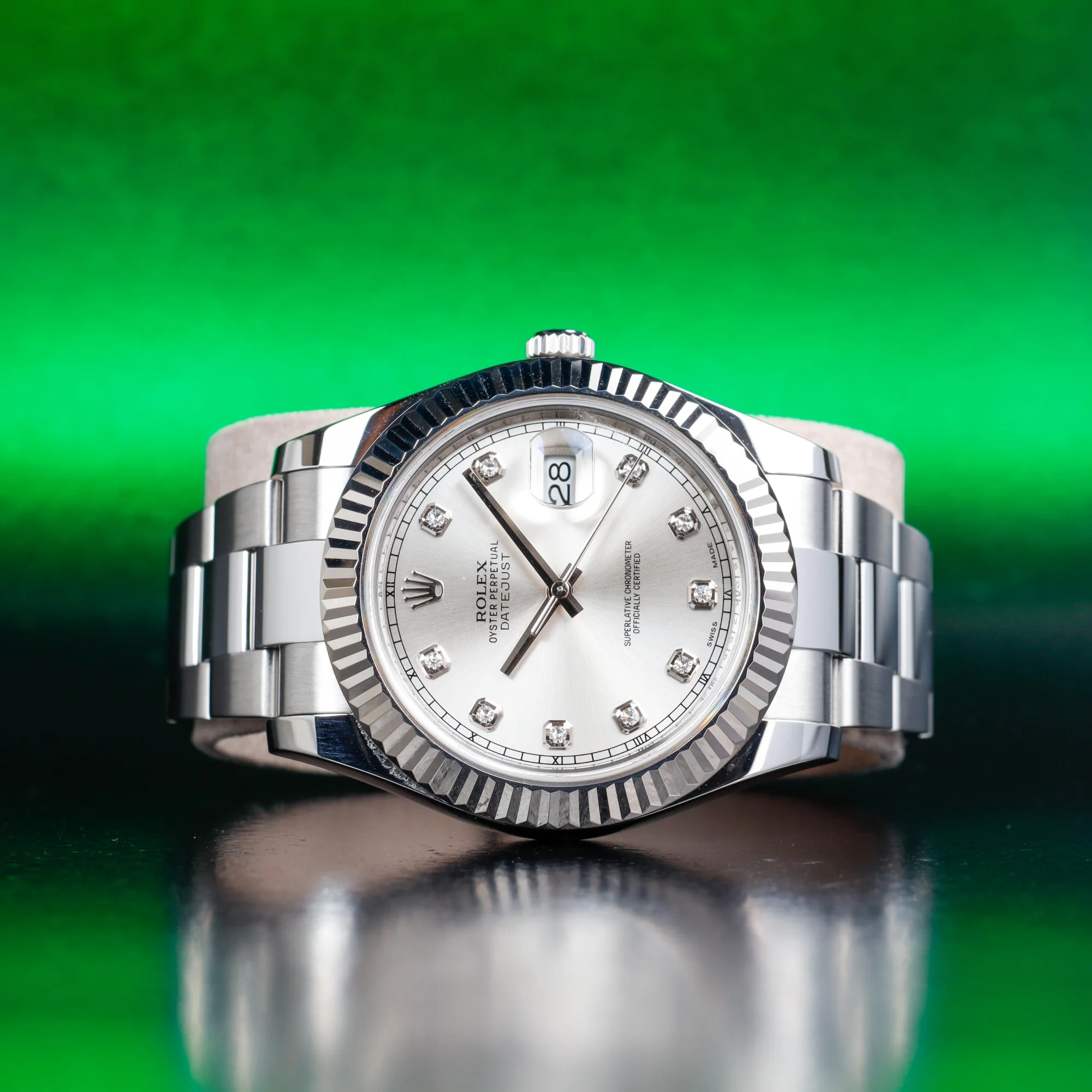 Rolex Datejust 41 acier/or blanc
