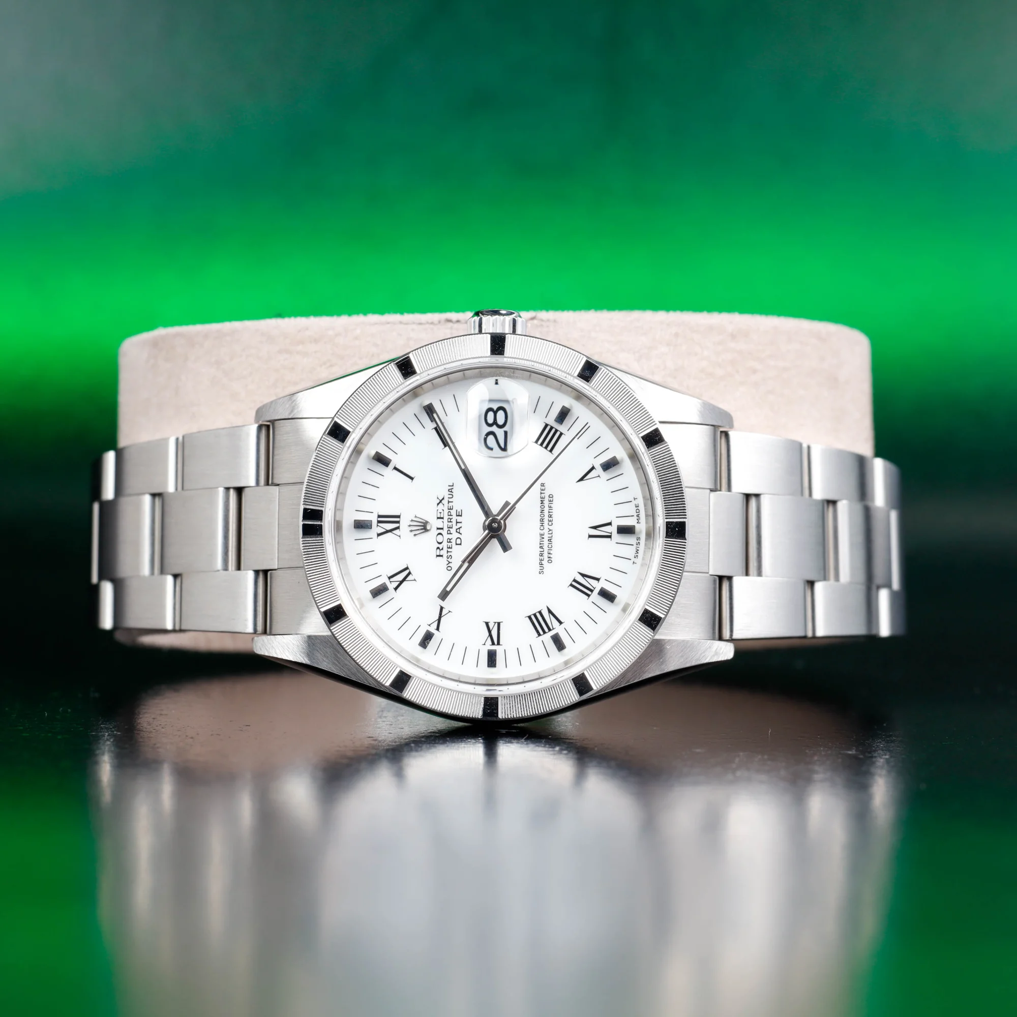 Rolex Oyster Perpetual Date 34 nos Zustand. stahl