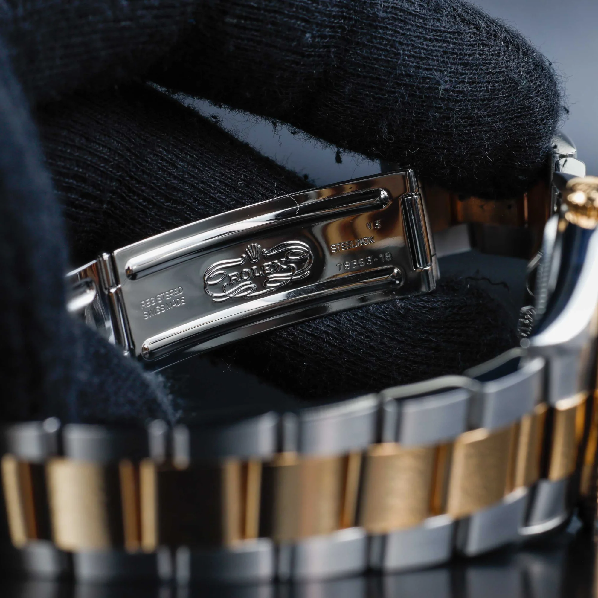 Rolex Datejust Drehbarer Graph 36 stahl/gelbgold 12