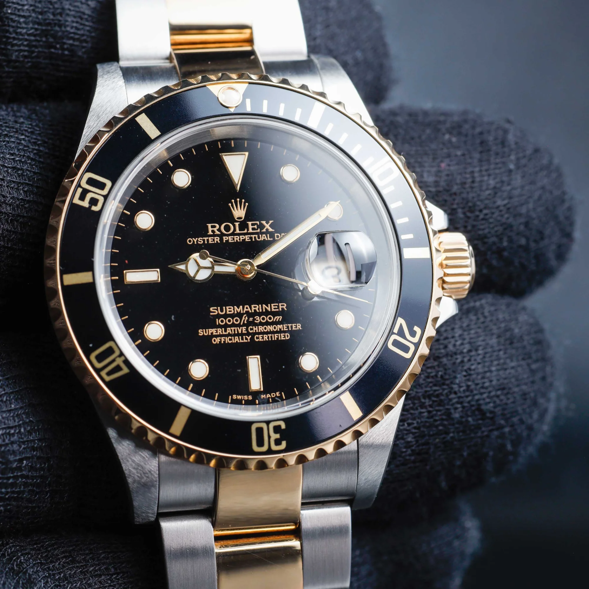 Rolex U-boot Datum stahl/gelbgold 10