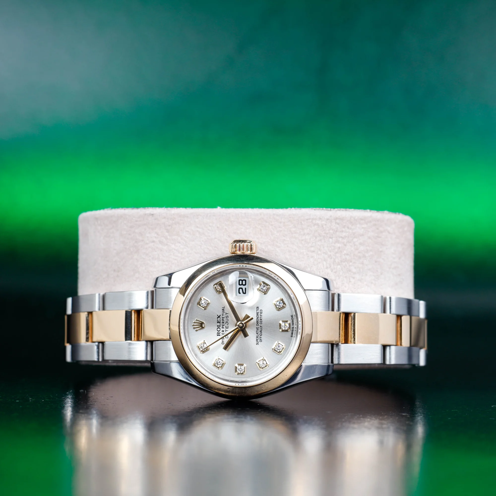 Rolex Lady-datejust 28 acier/or jaune