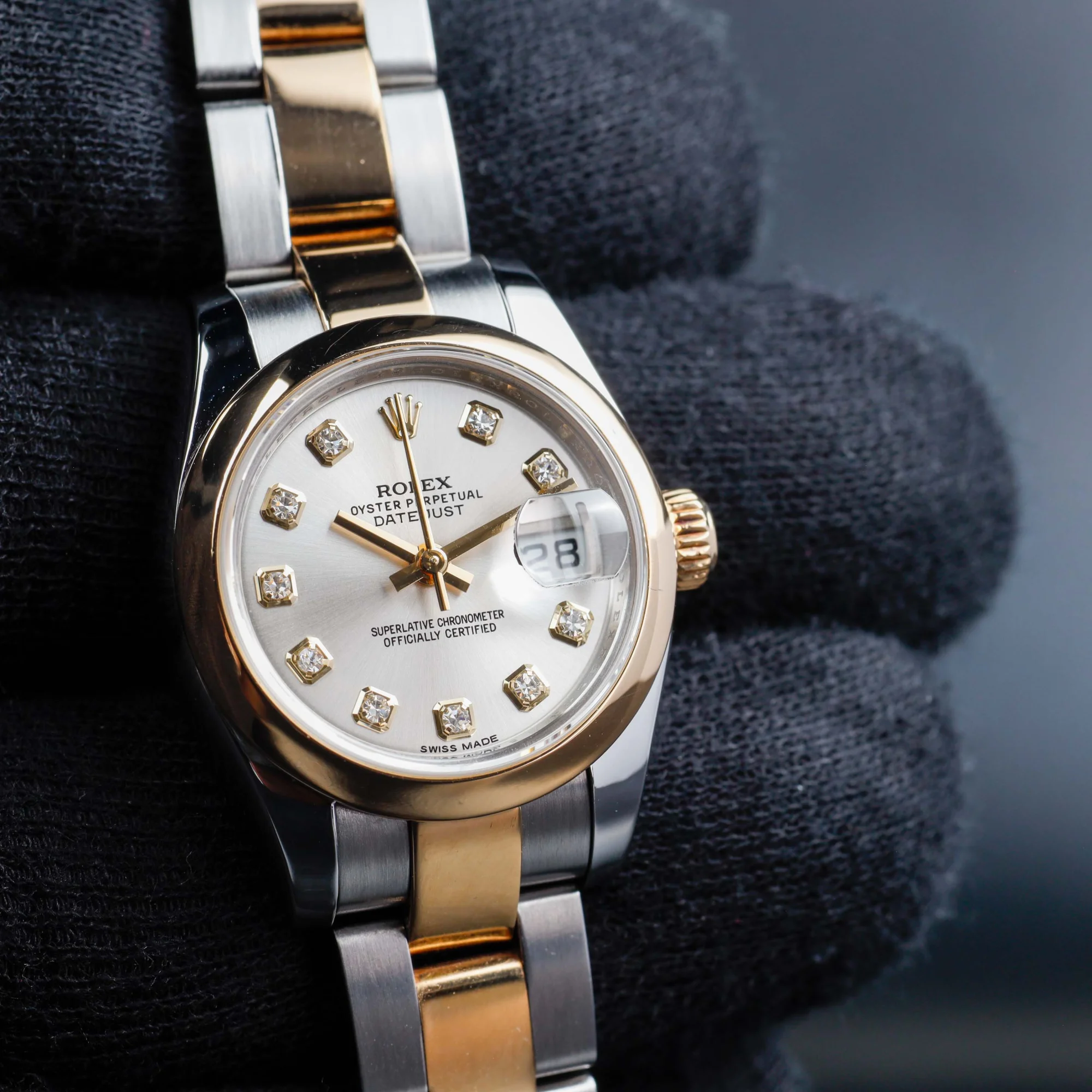Rolex Lady-datejust 28 acier/or jaune 10