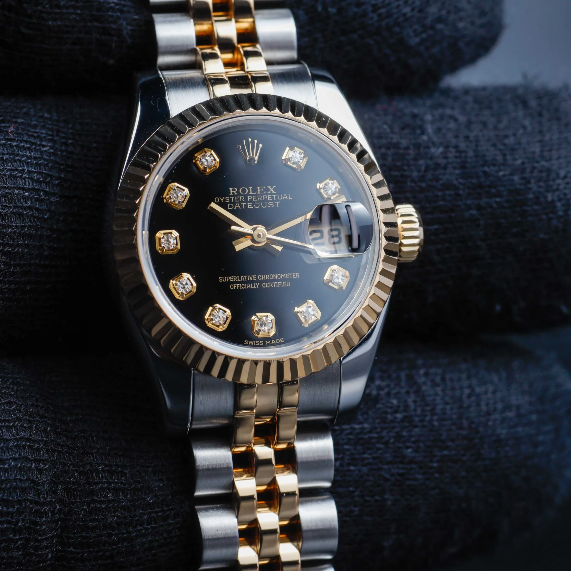 Rolex Lady-datejust 26 acier/or jaune 10