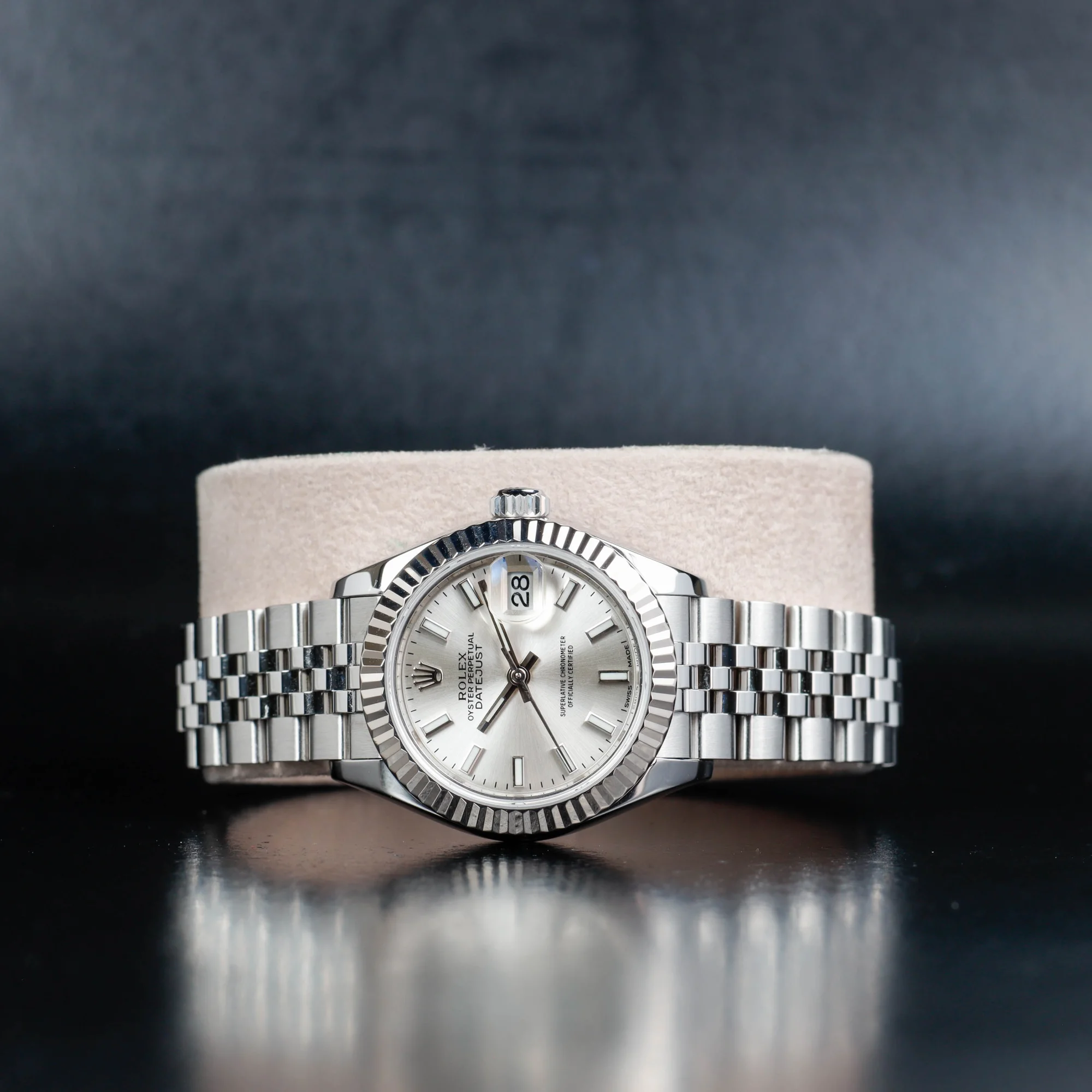 Rolex Lady-datejust 26 steel/white gold 2