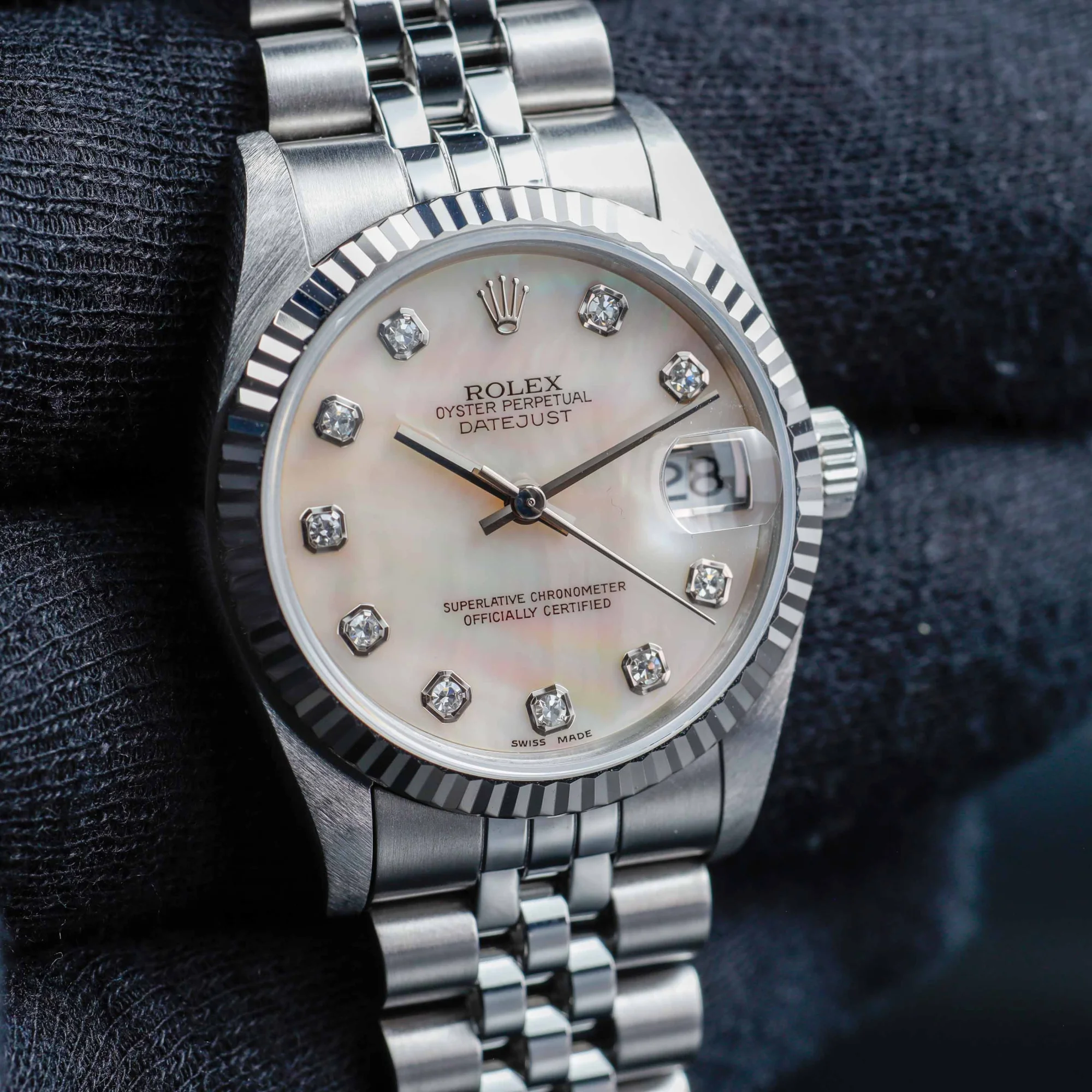 Rolex Datejust 31 acciaio/oro bianco 10