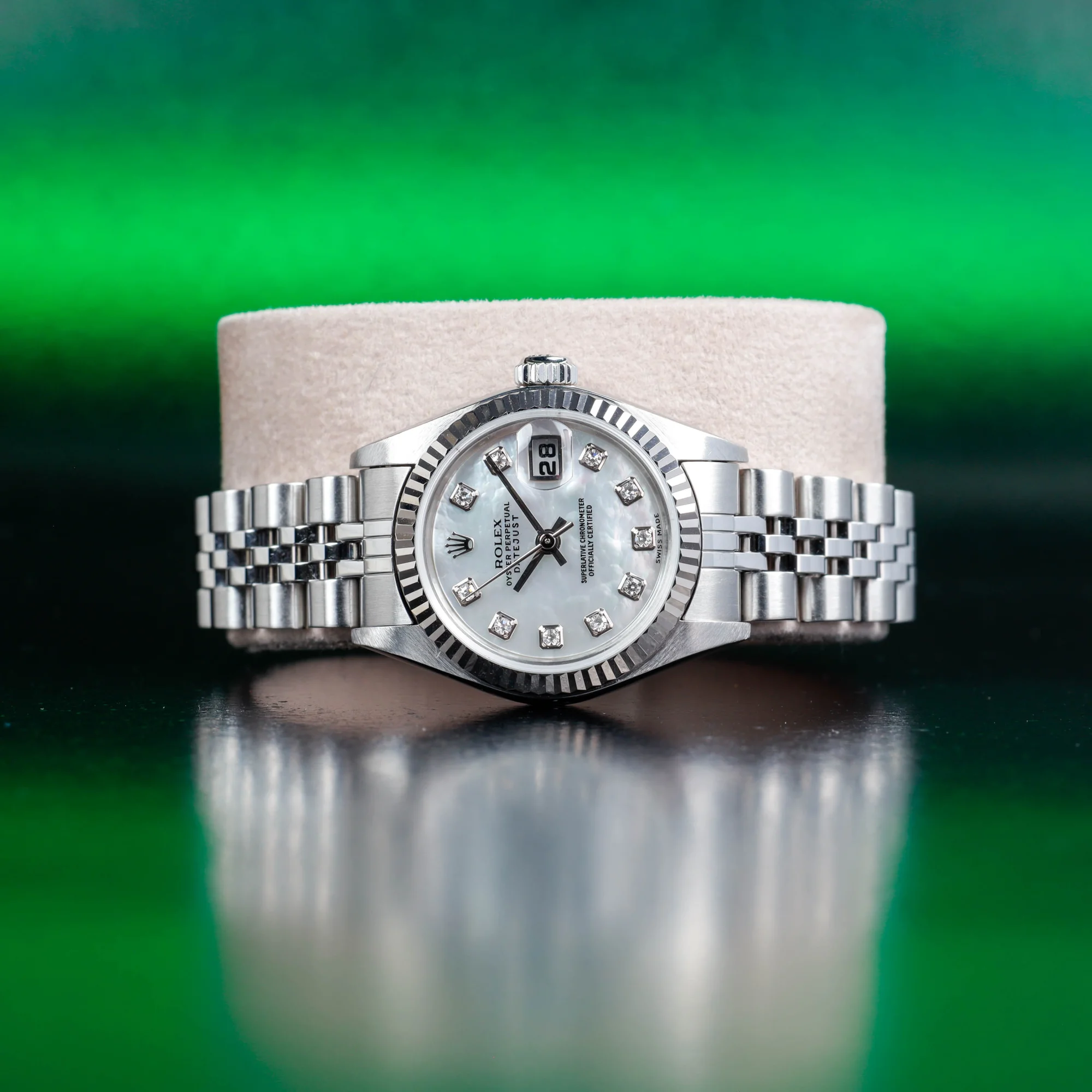 Rolex Lady-datejust 26 acciaio/oro bianco