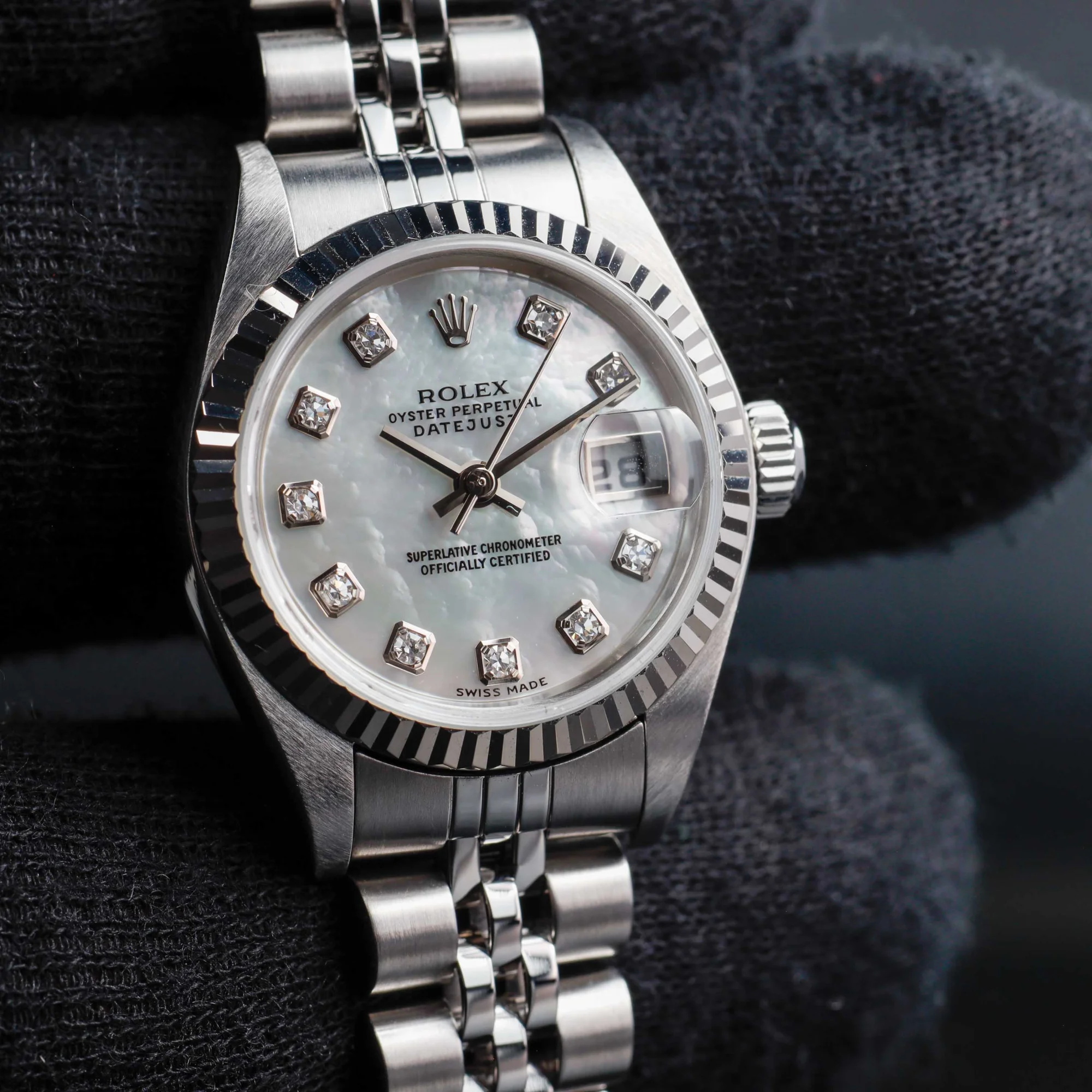 Rolex Lady-datejust 26 acciaio/oro bianco 10
